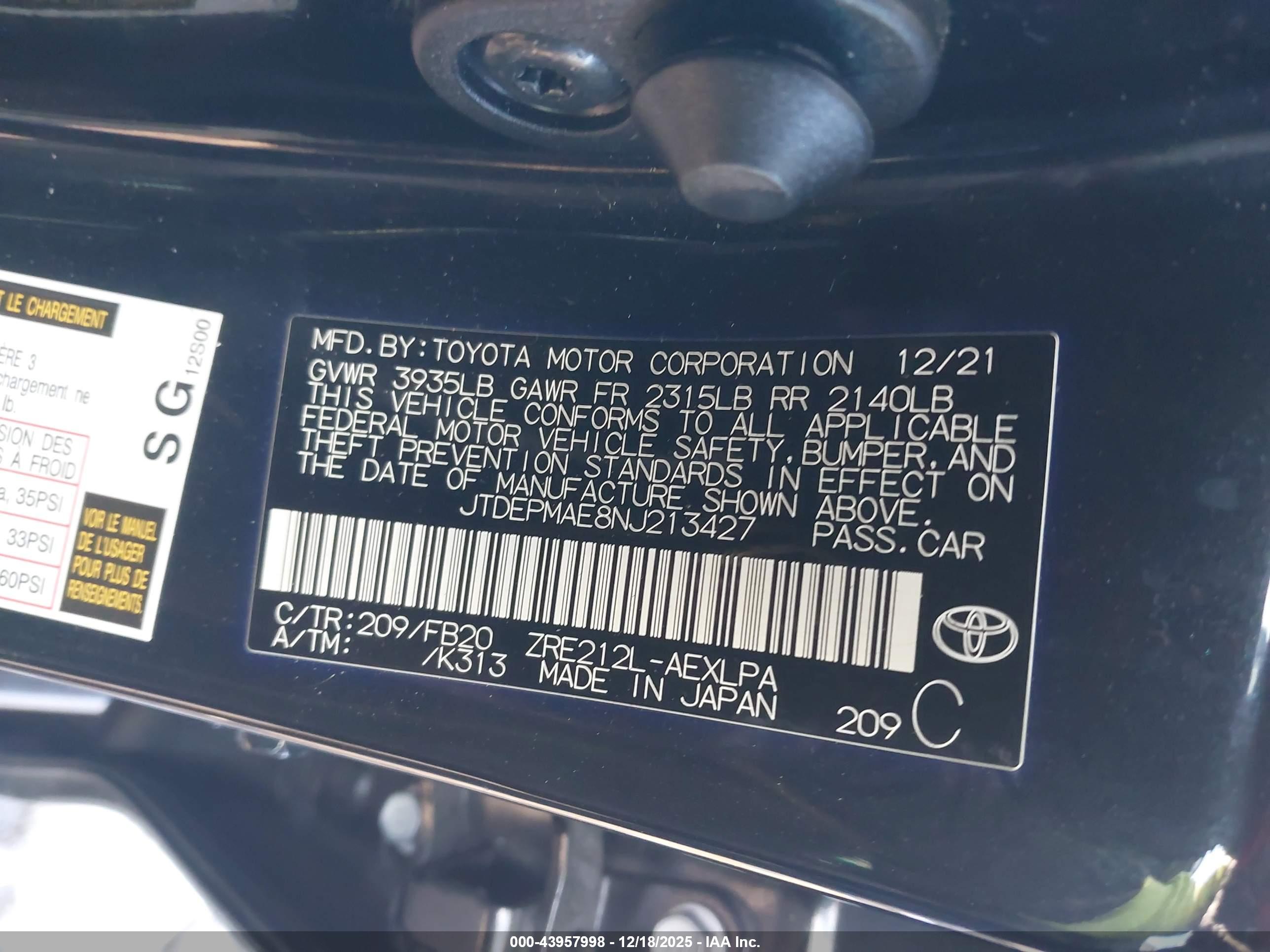 TOYOTA COROLLA image 9