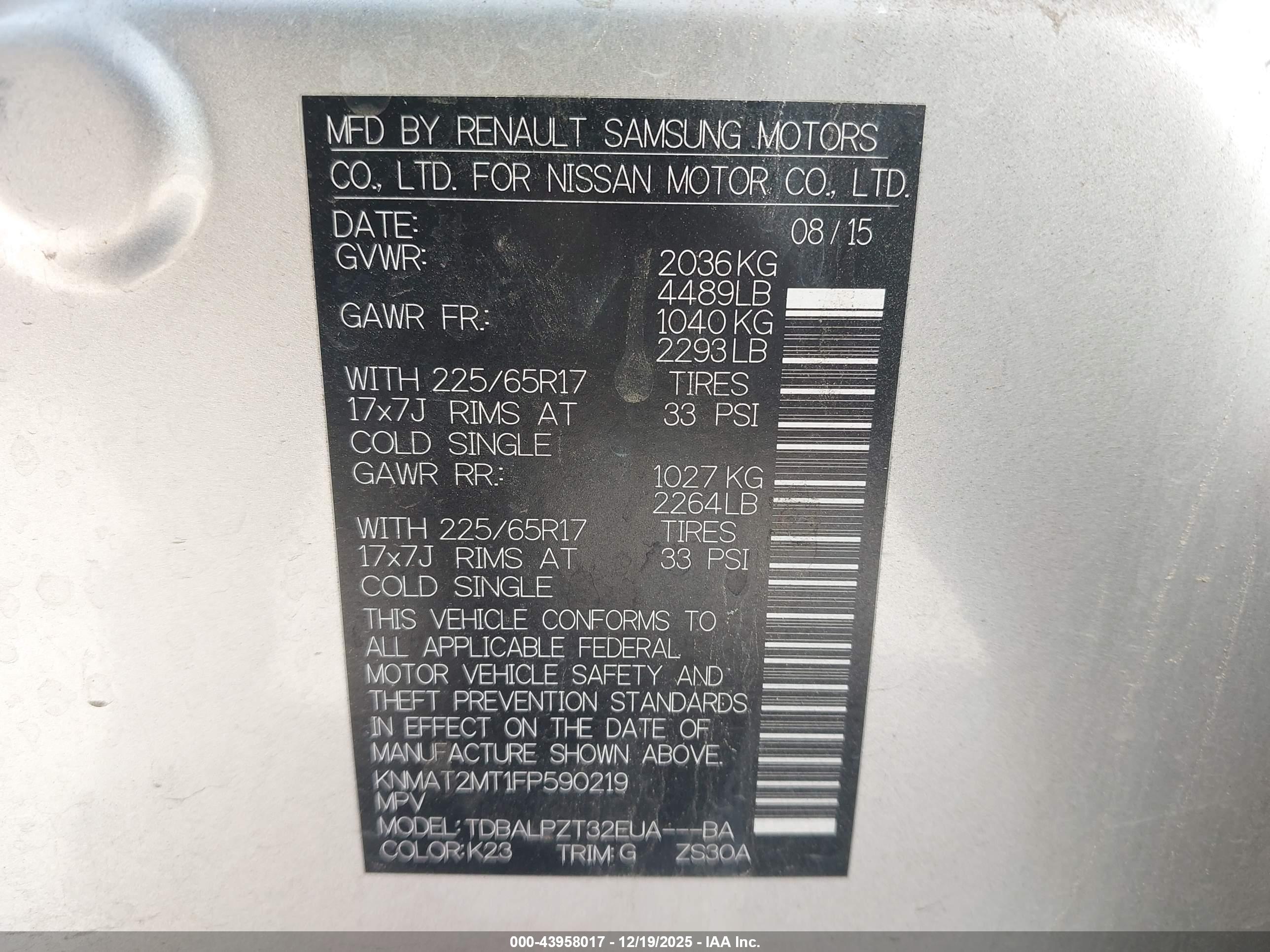 NISSAN ROGUE image 9