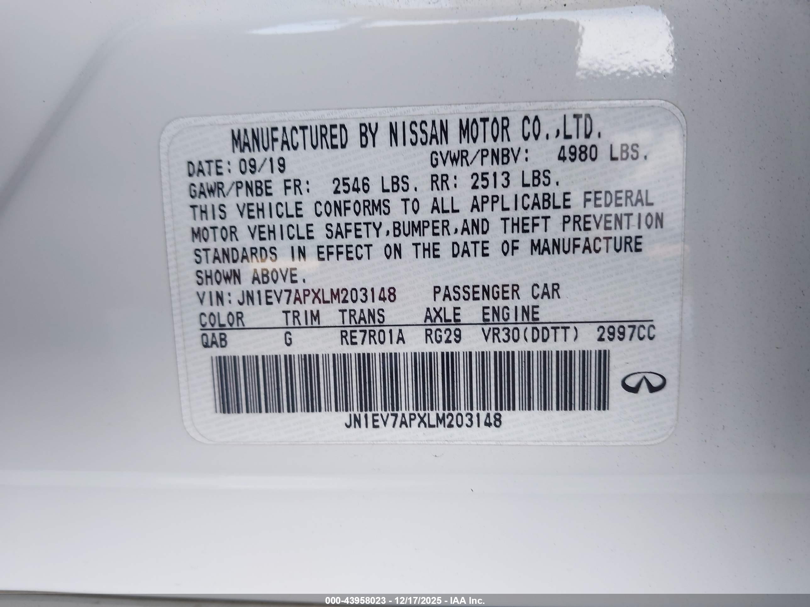 INFINITI Q50 image 9