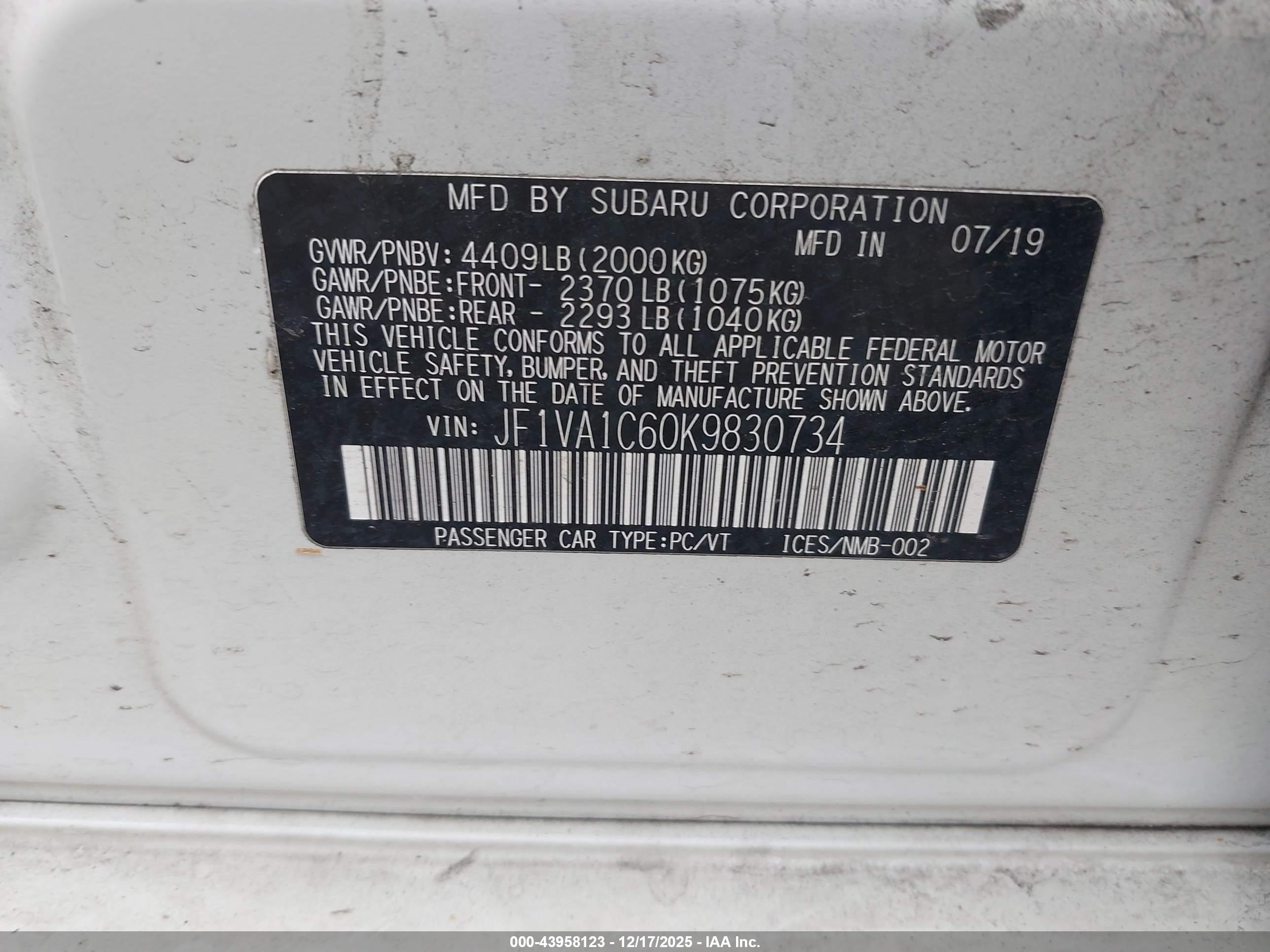 SUBARU WRX image 9