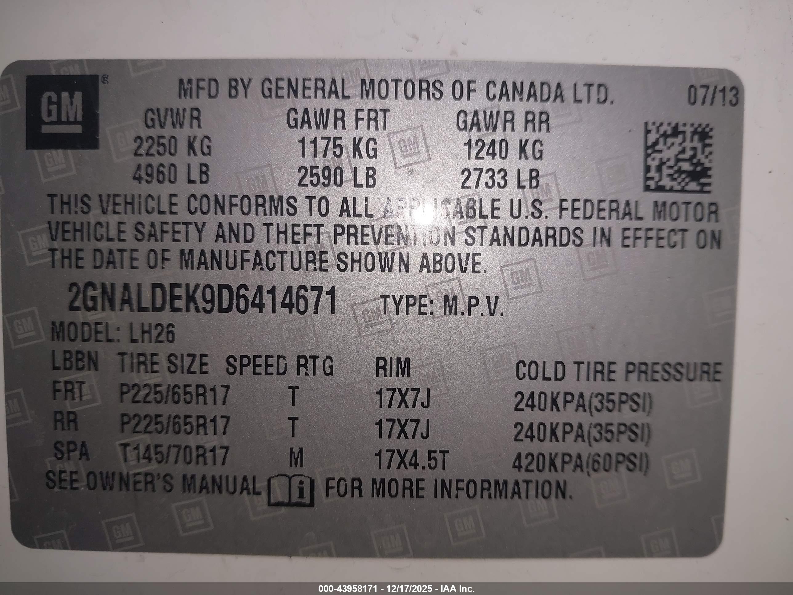 CHEVROLET EQUINOX image 9