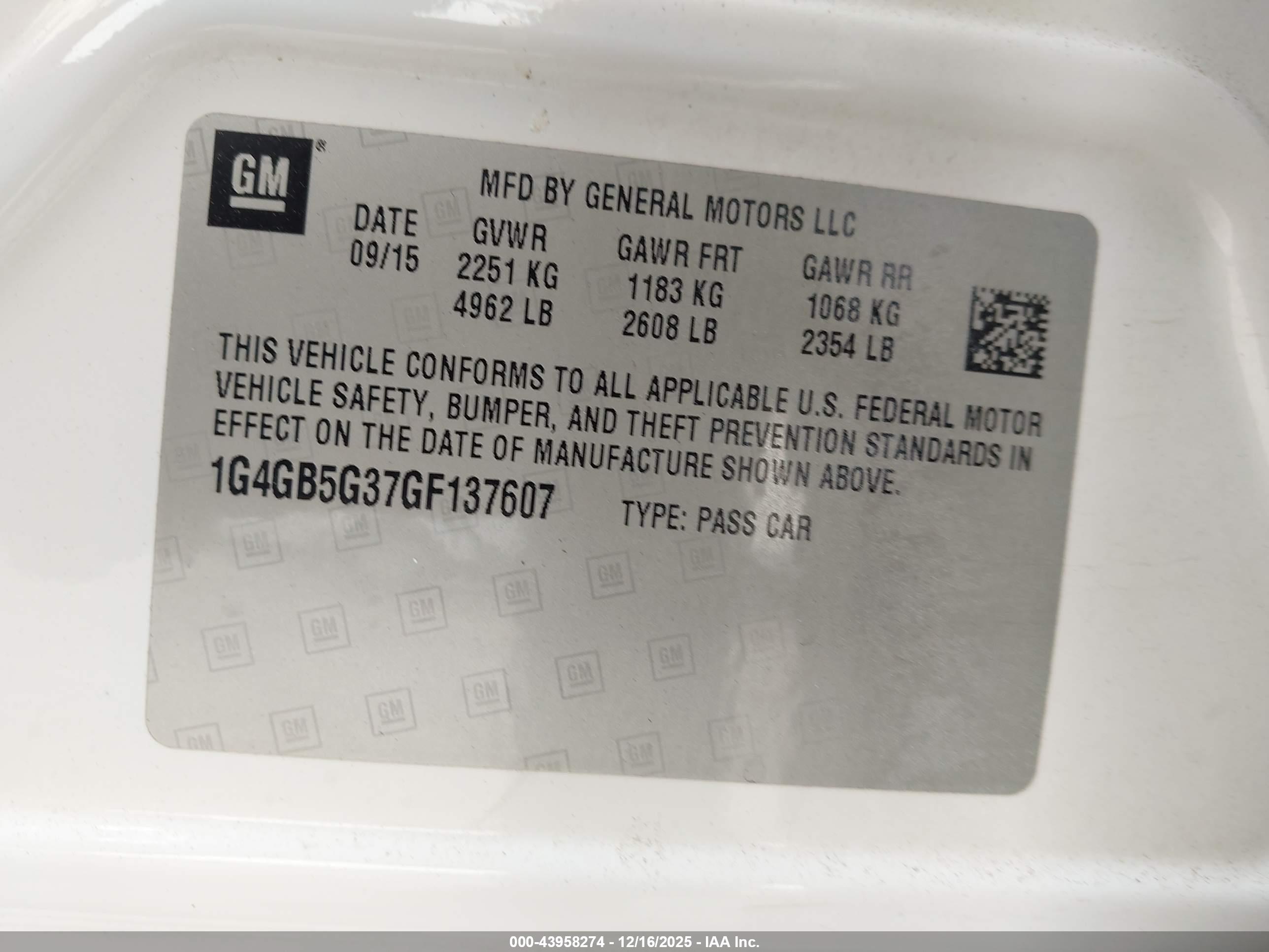 BUICK LACROSSE image 9
