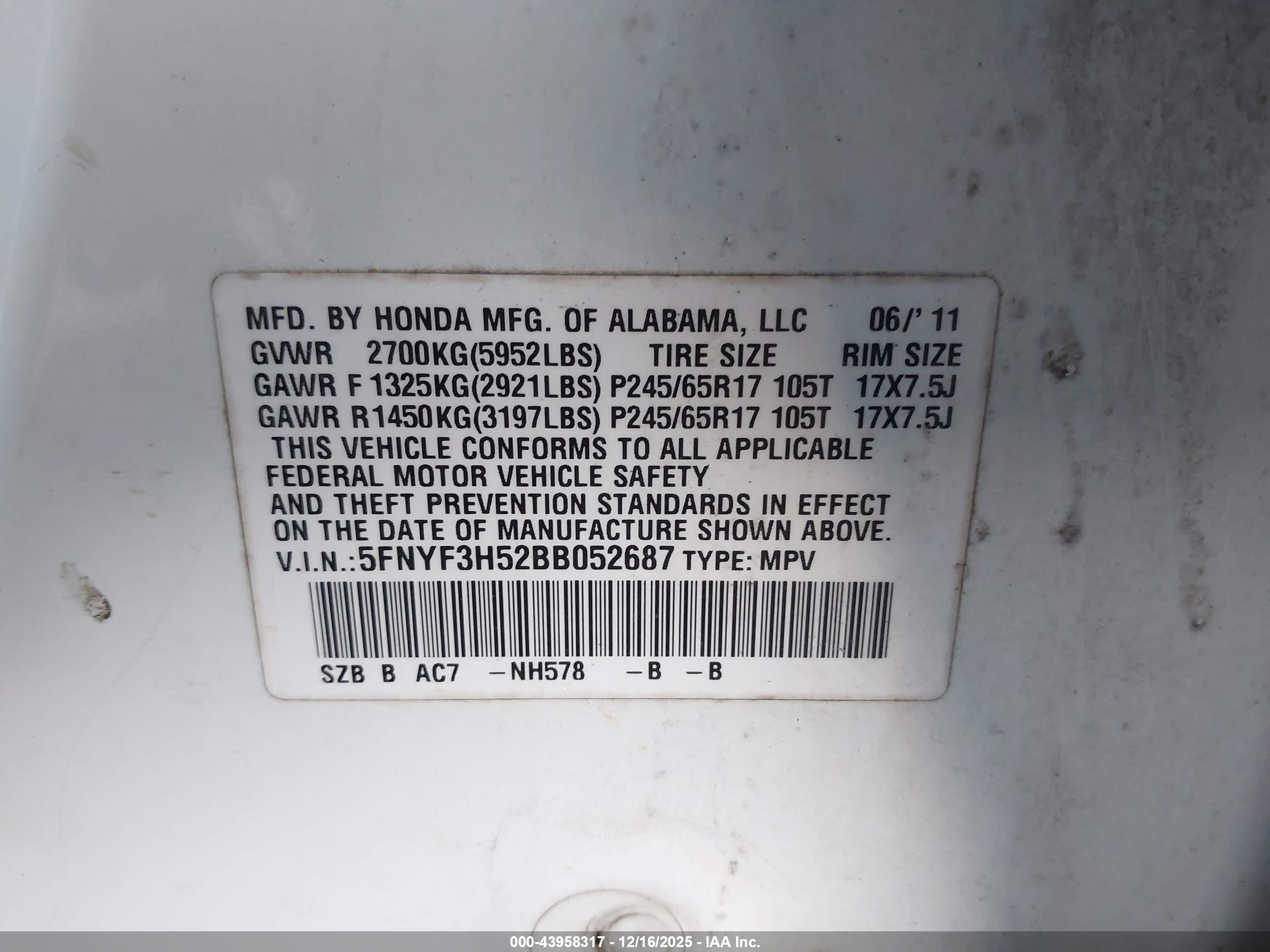 HONDA PILOT image 9