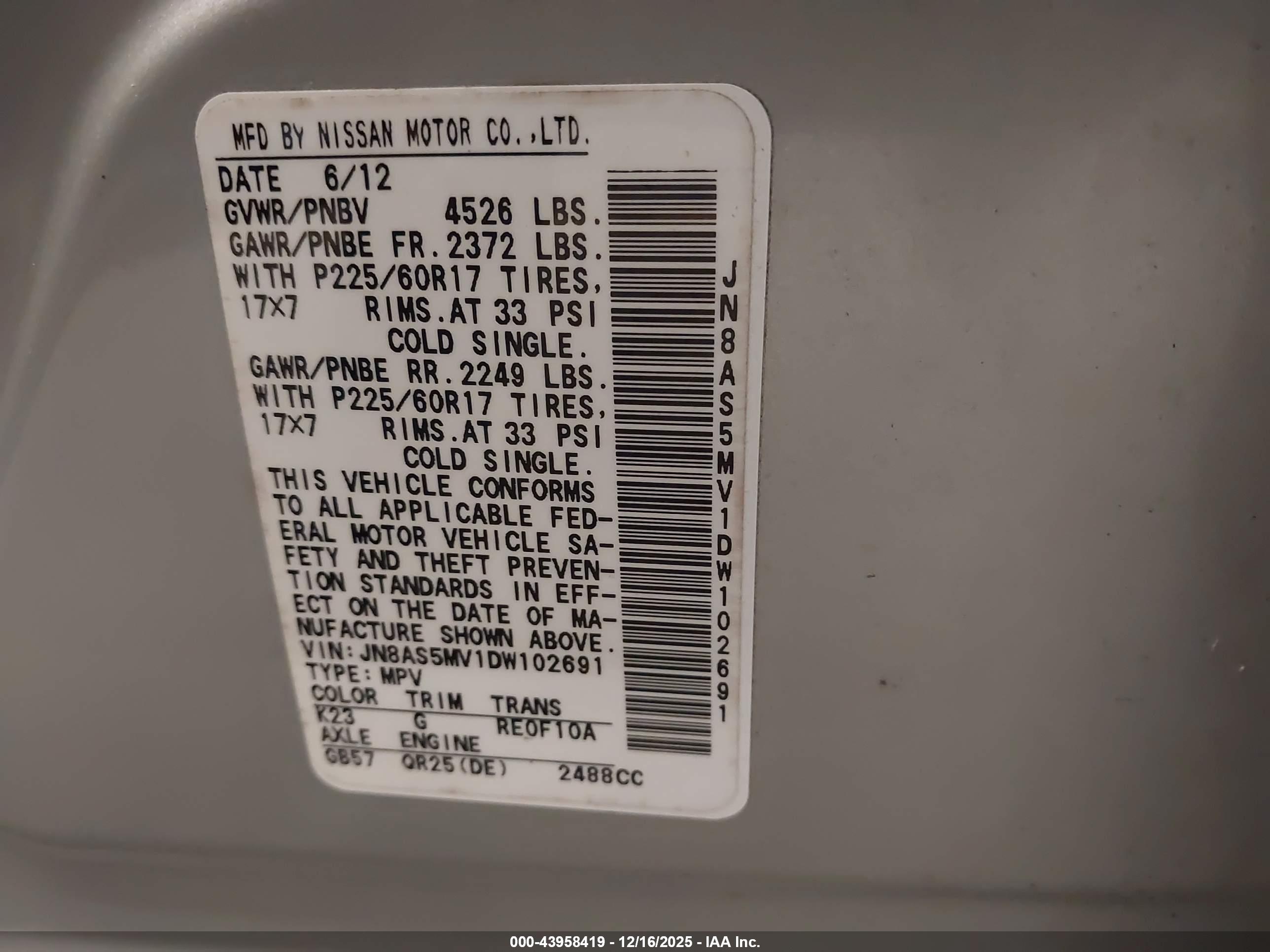 NISSAN ROGUE image 9