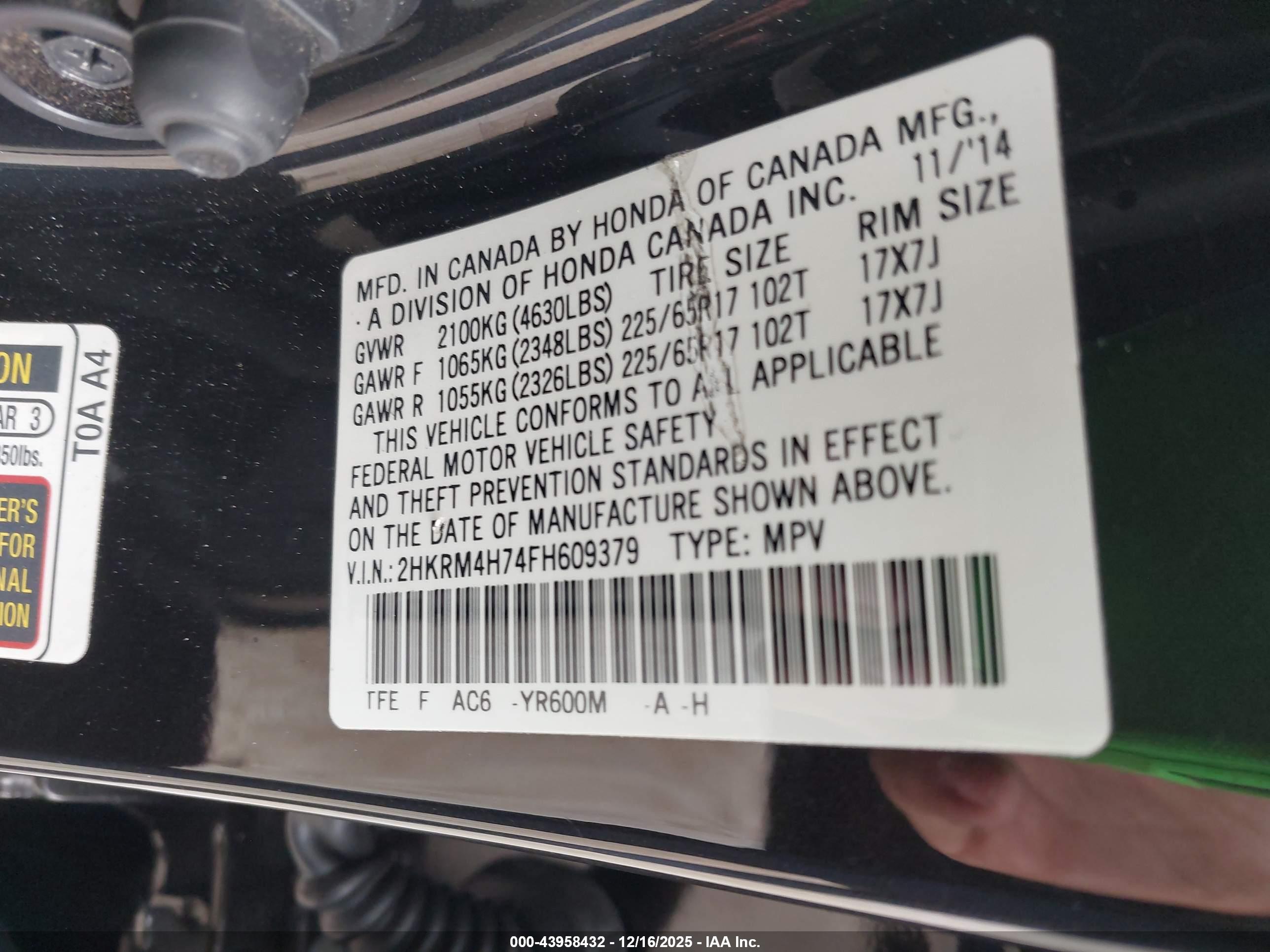 HONDA CR-V image 9