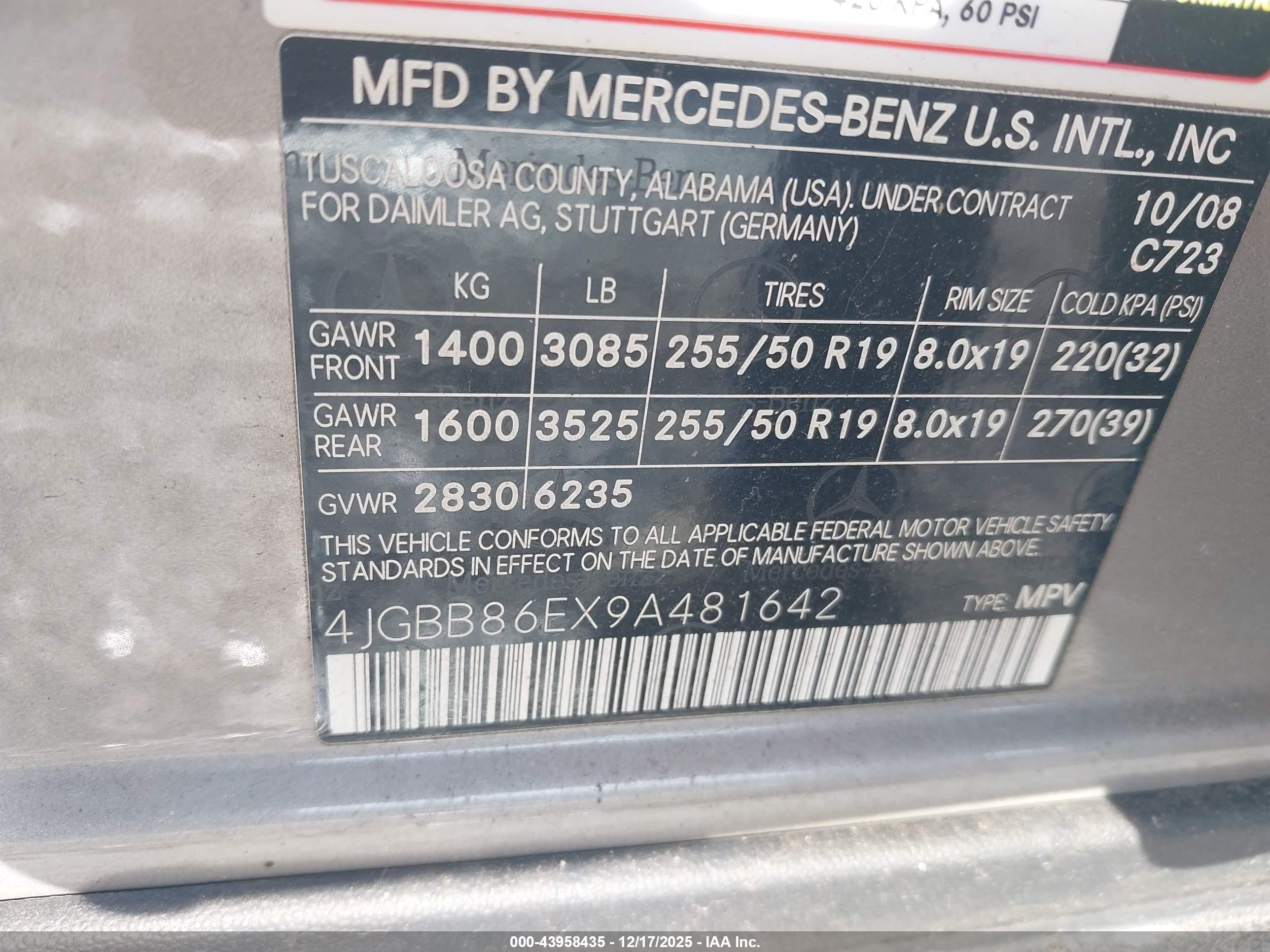 MERCEDES-BENZ ML image 9