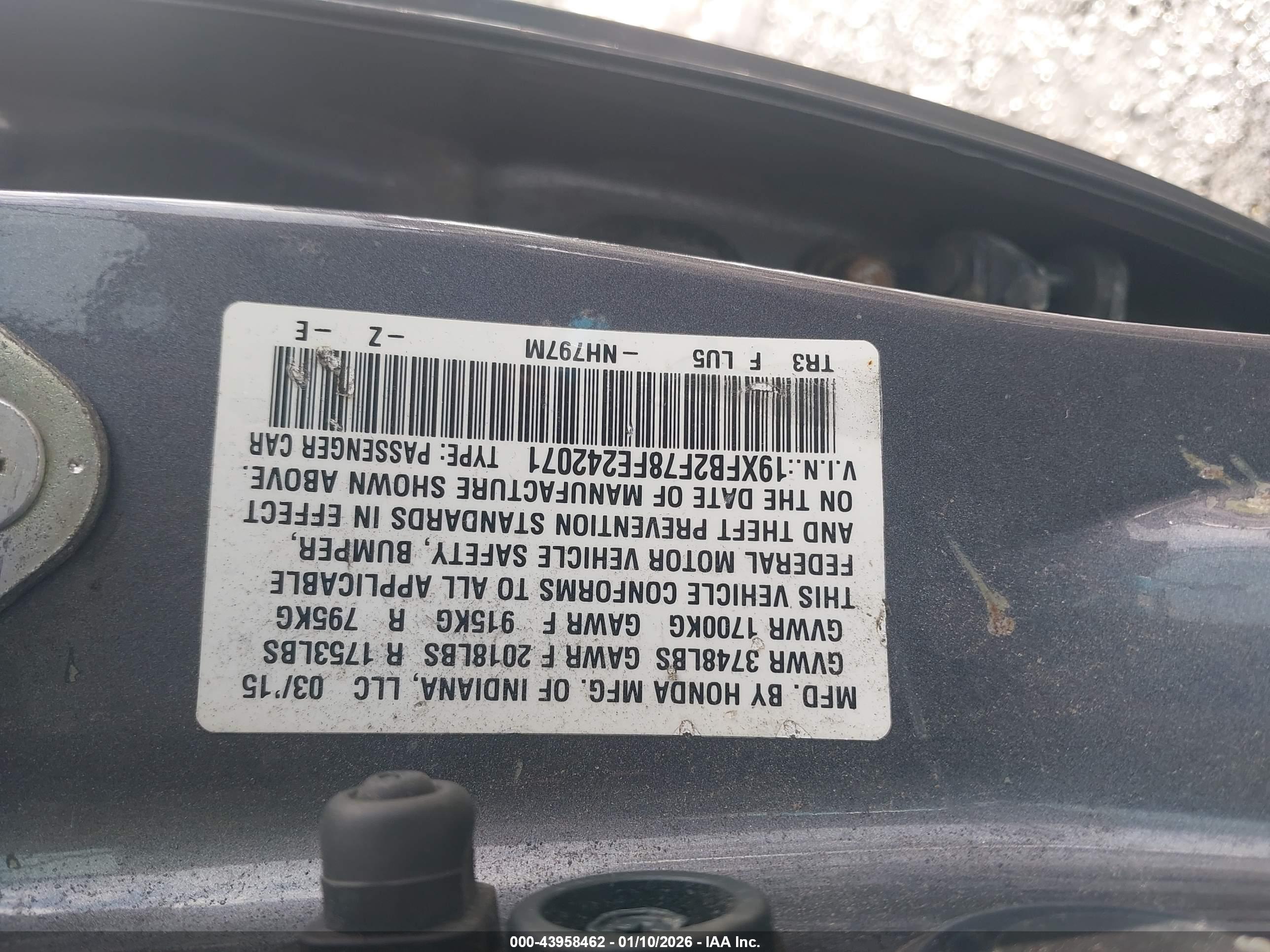 HONDA CIVIC image 9