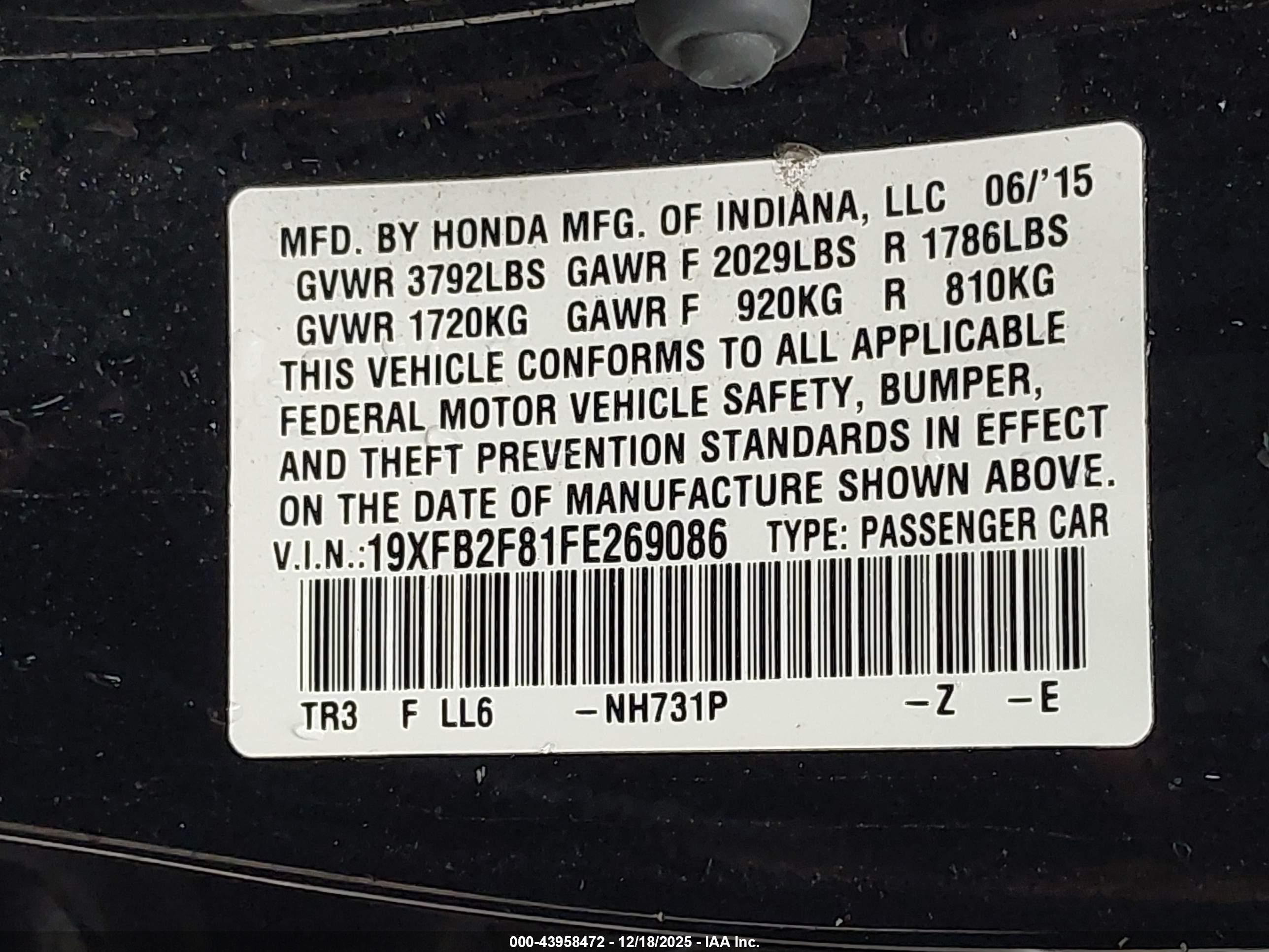 HONDA CIVIC image 9