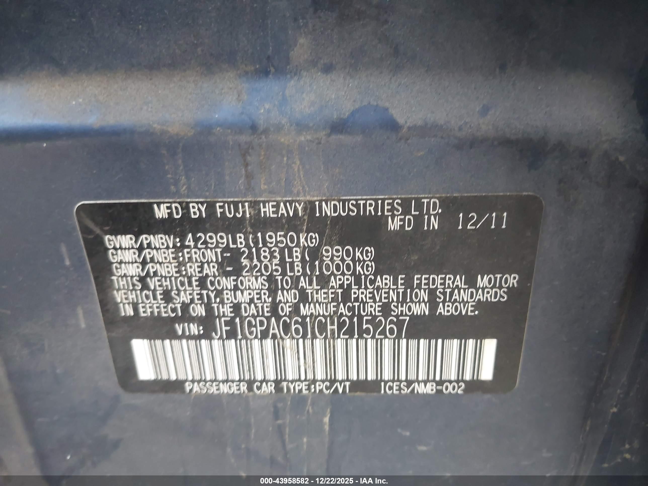 SUBARU IMPREZA image 9