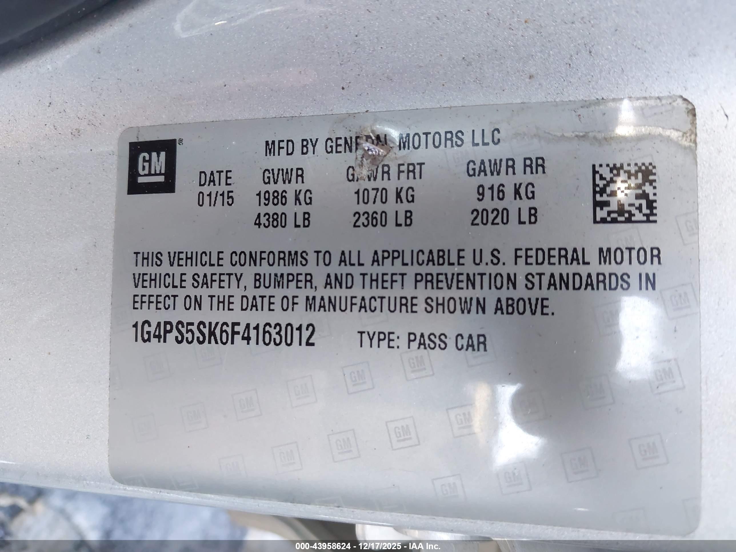 BUICK VERANO image 9