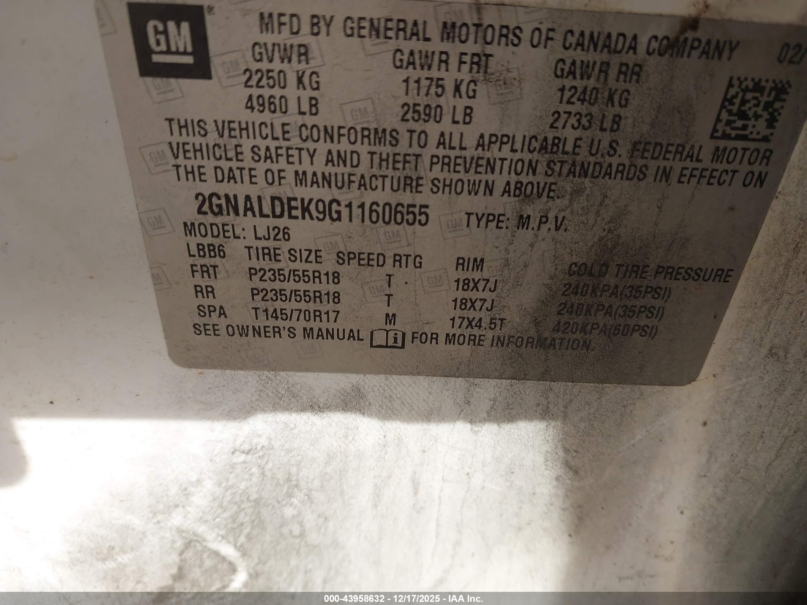CHEVROLET EQUINOX image 9