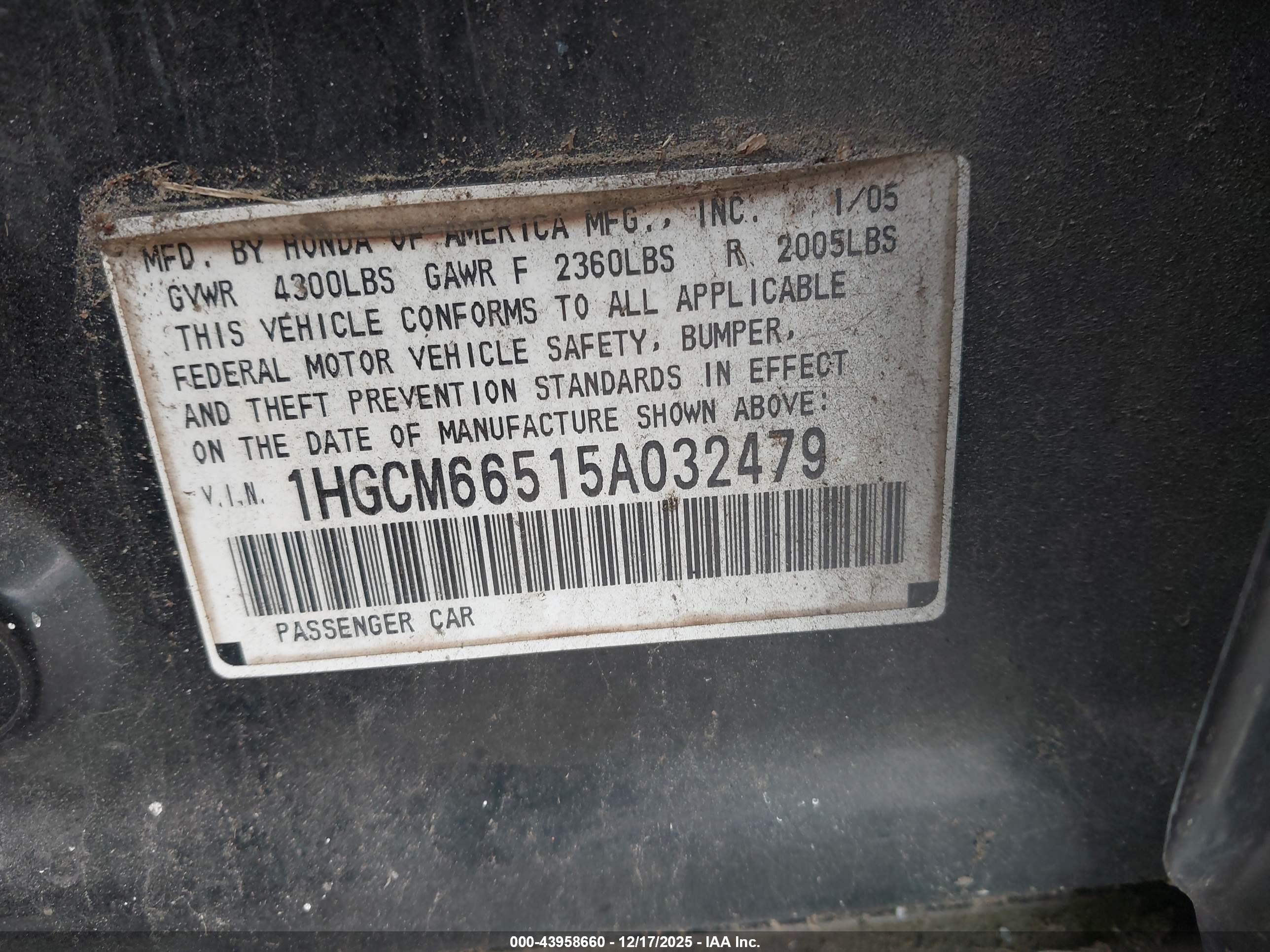 HONDA ACCORD image 9