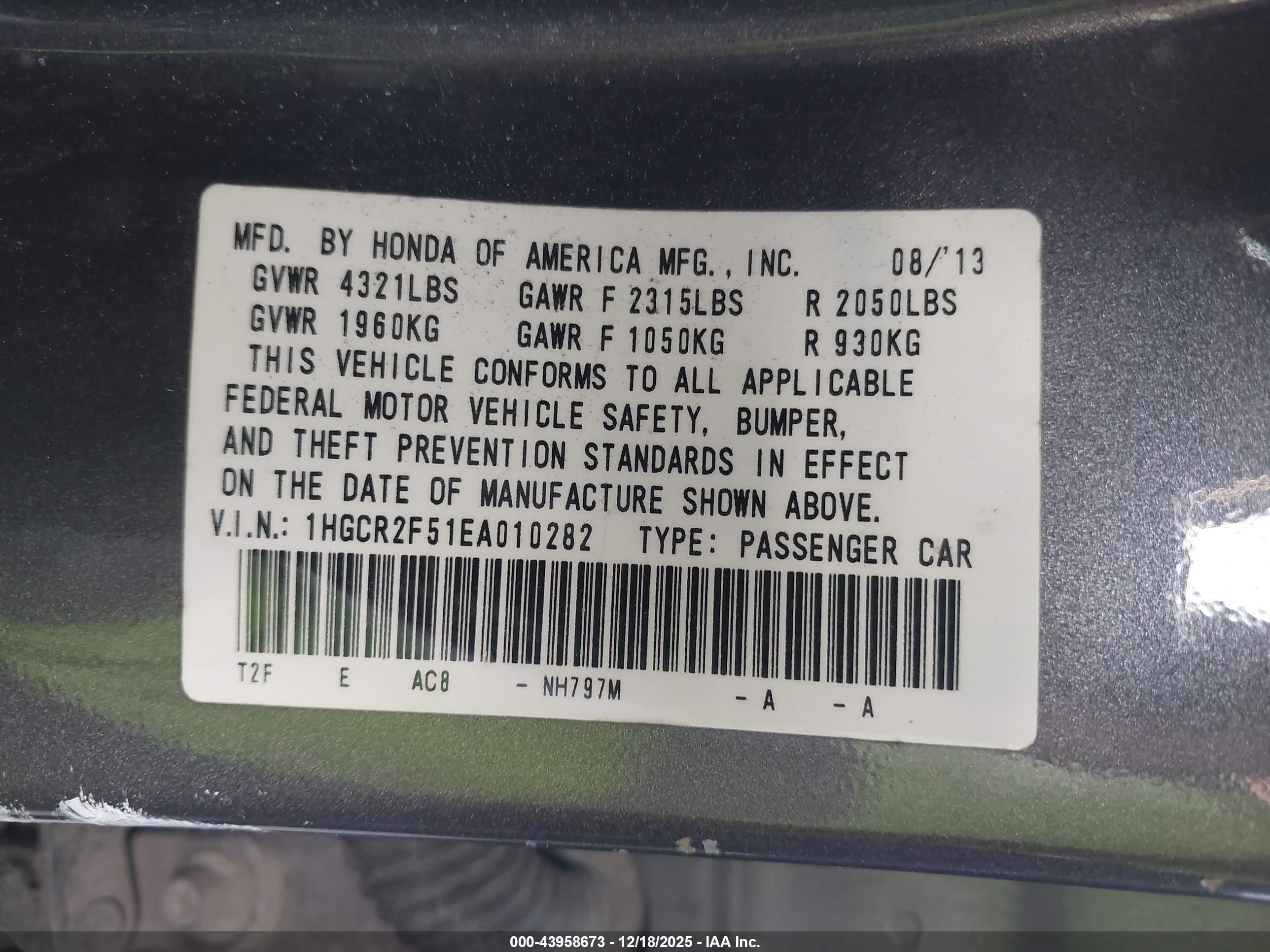 HONDA ACCORD image 9