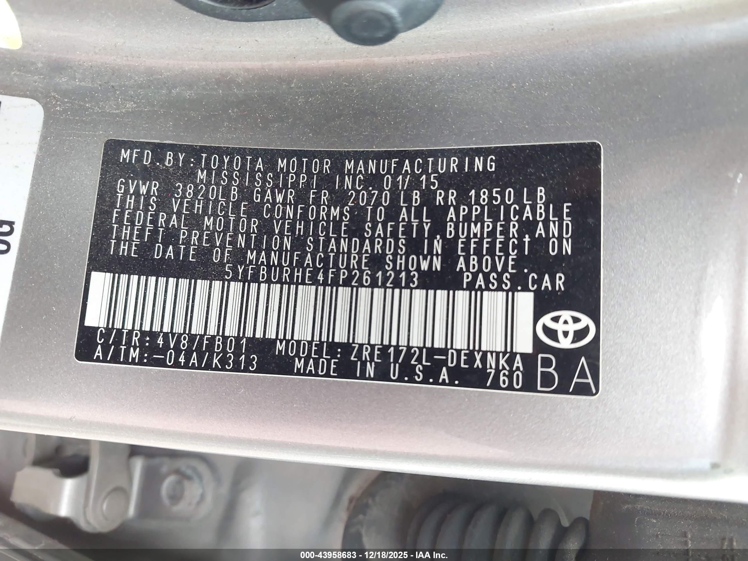 TOYOTA COROLLA image 9