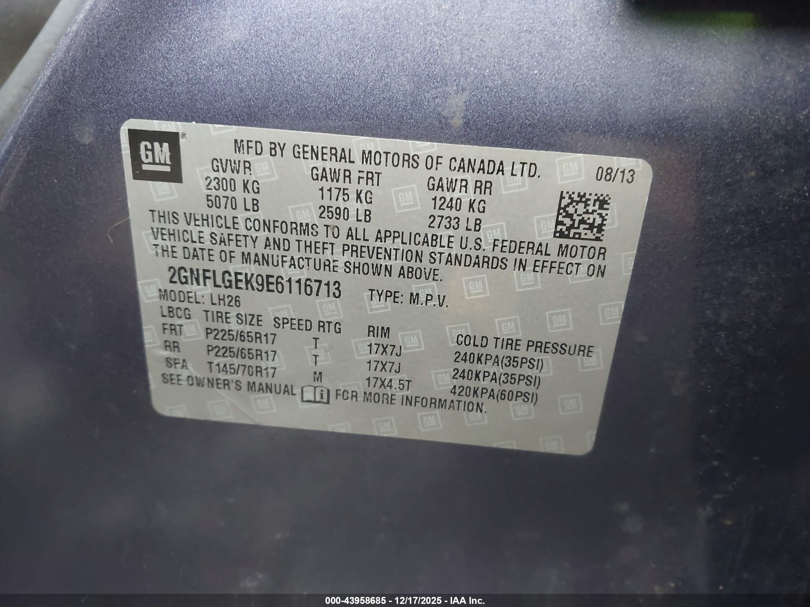 CHEVROLET EQUINOX image 9