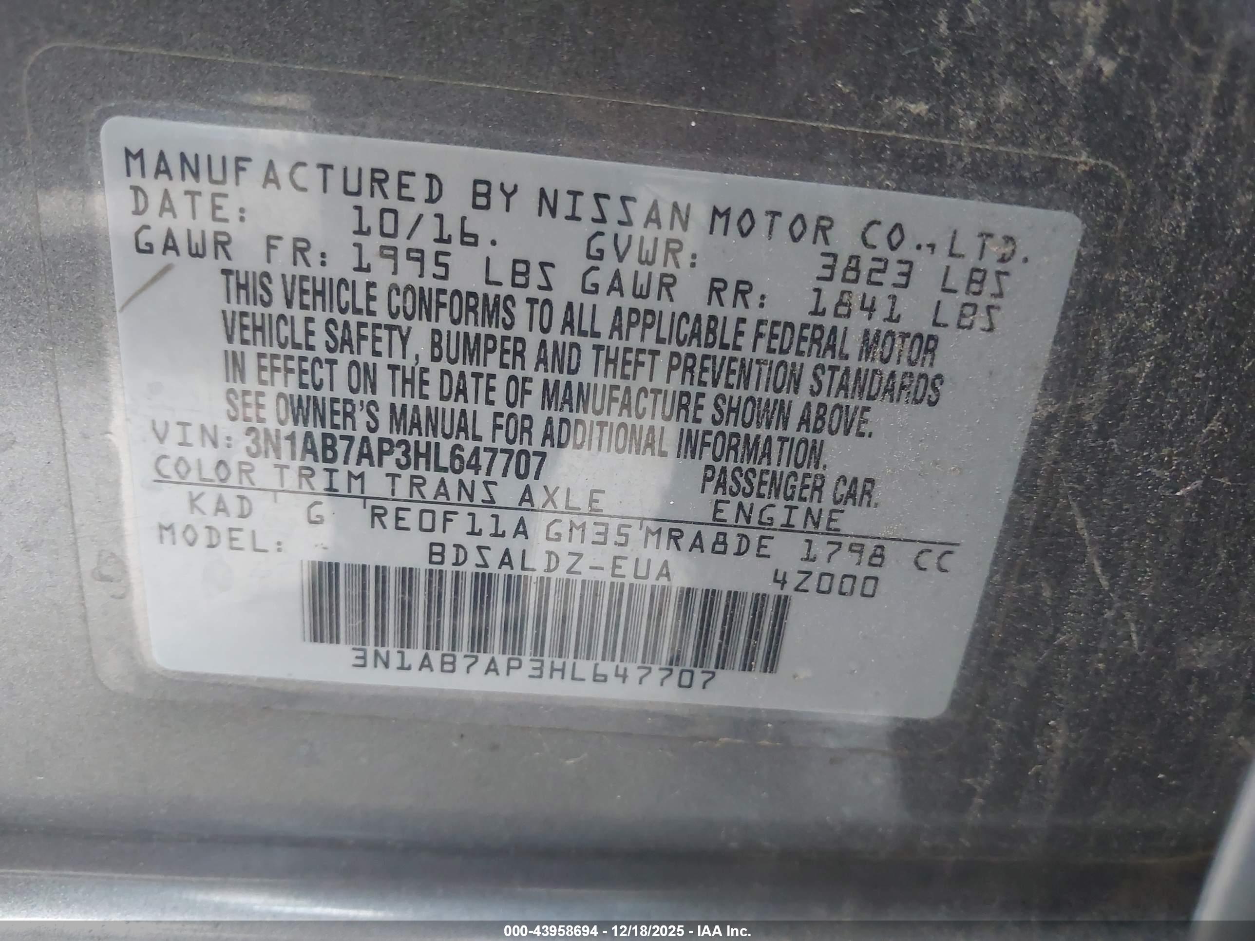 NISSAN SENTRA image 9