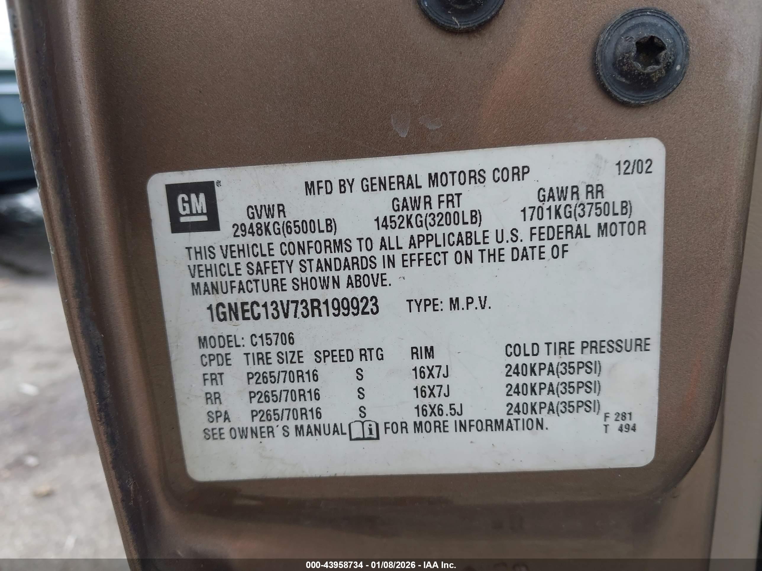 CHEVROLET TAHOE image 9