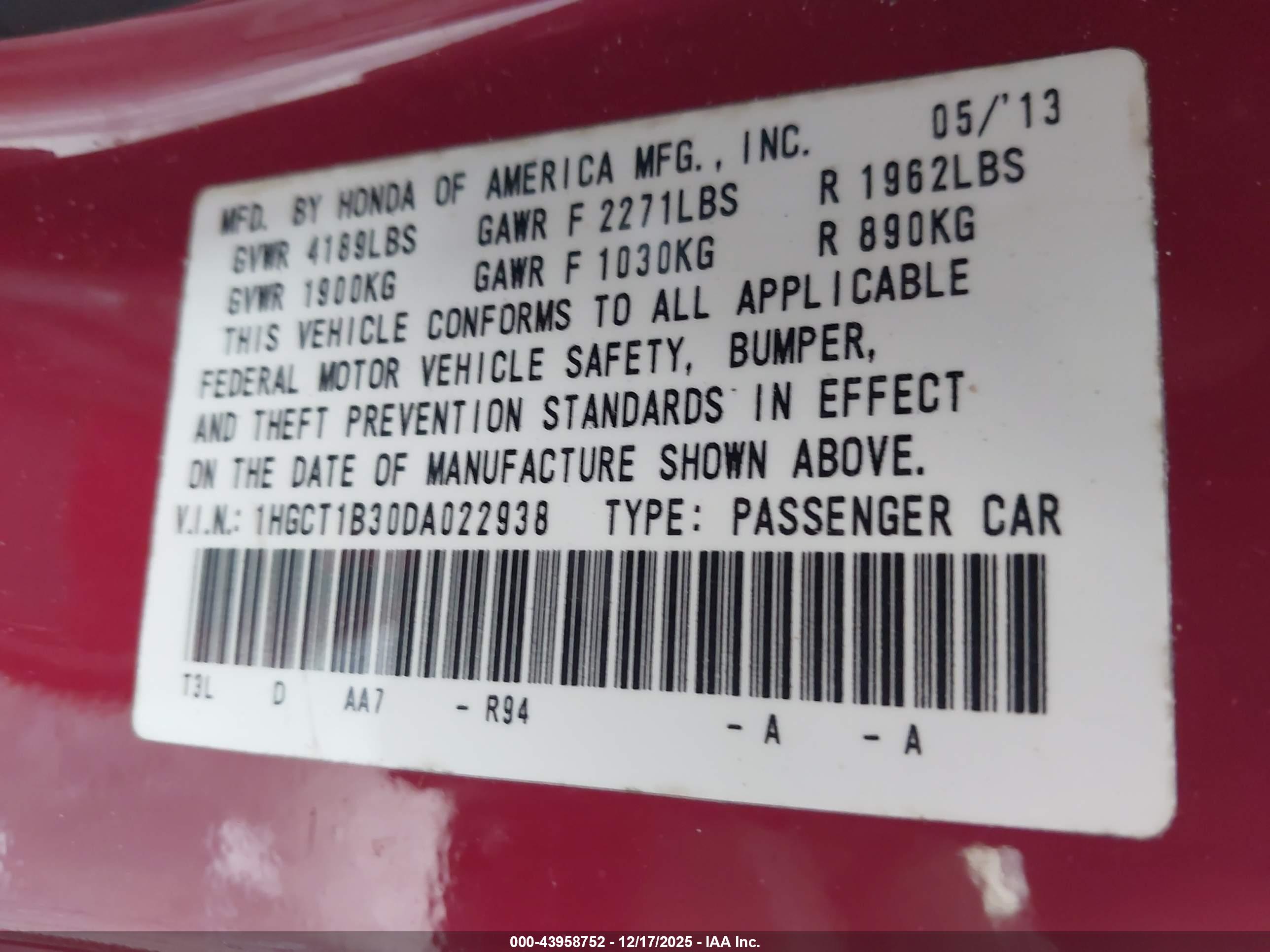 HONDA ACCORD image 9
