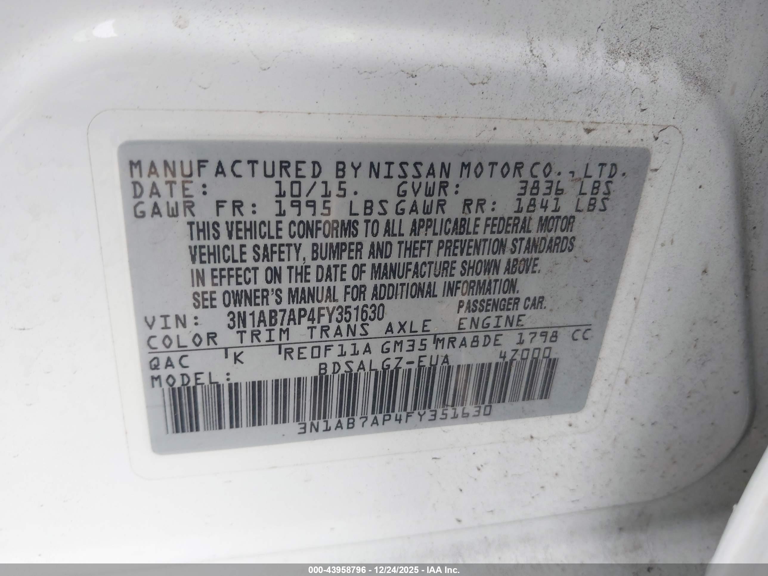 NISSAN SENTRA image 9