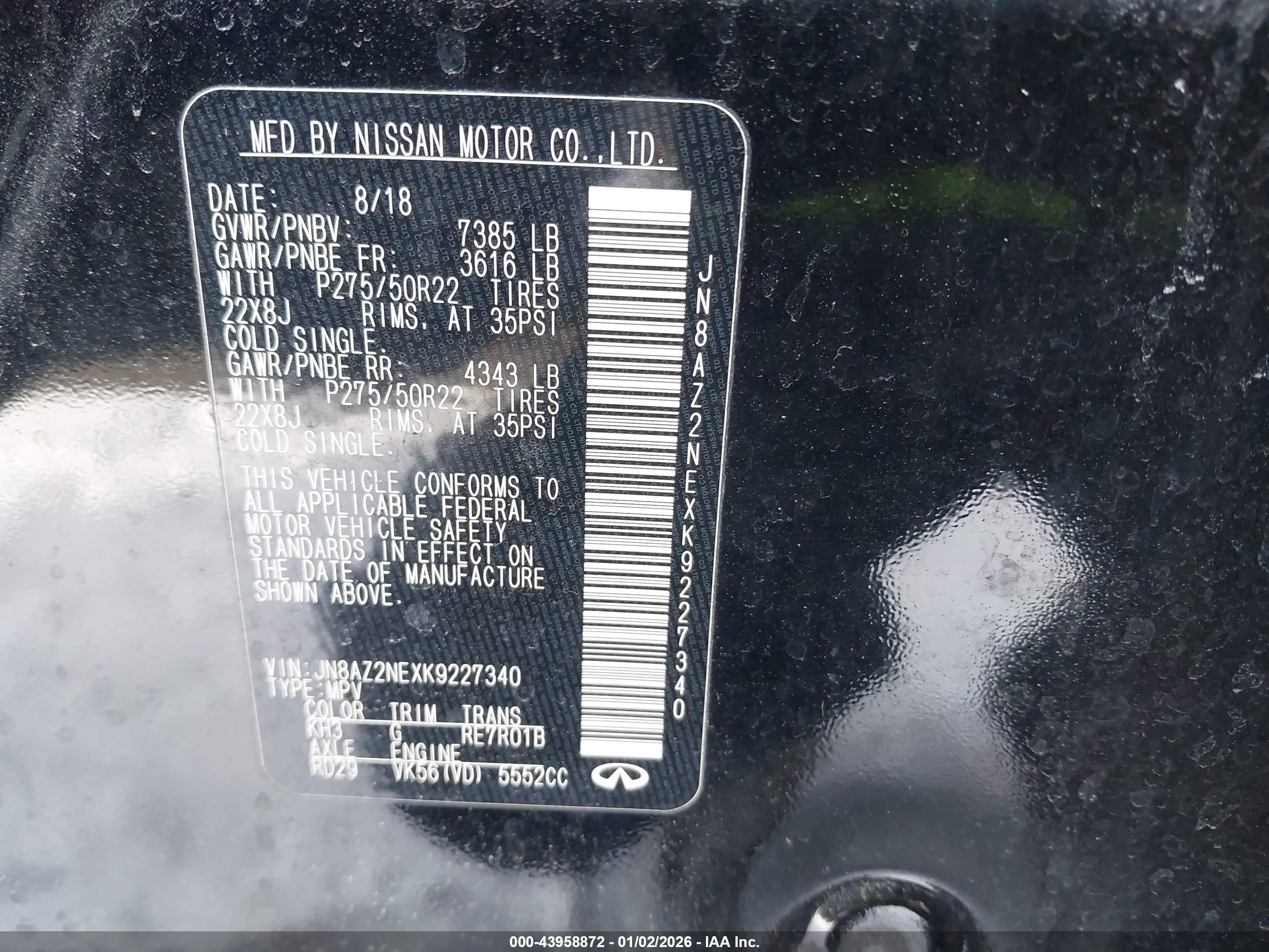 INFINITI QX80 image 9