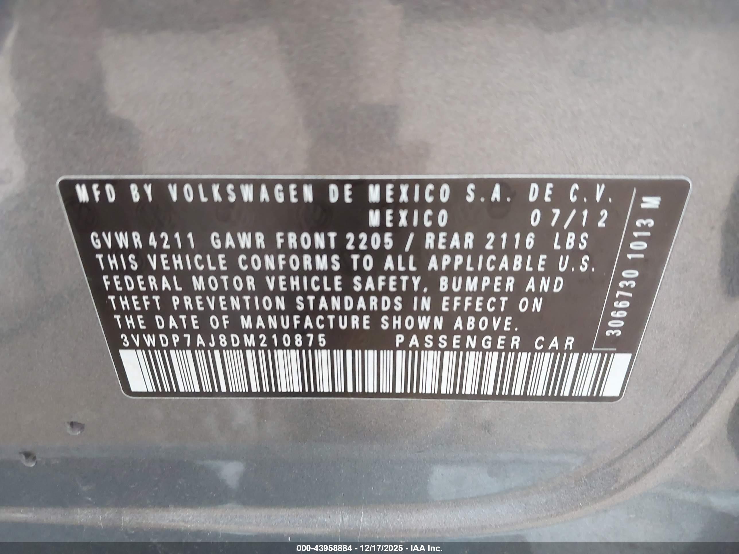 VOLKSWAGEN JETTA image 9