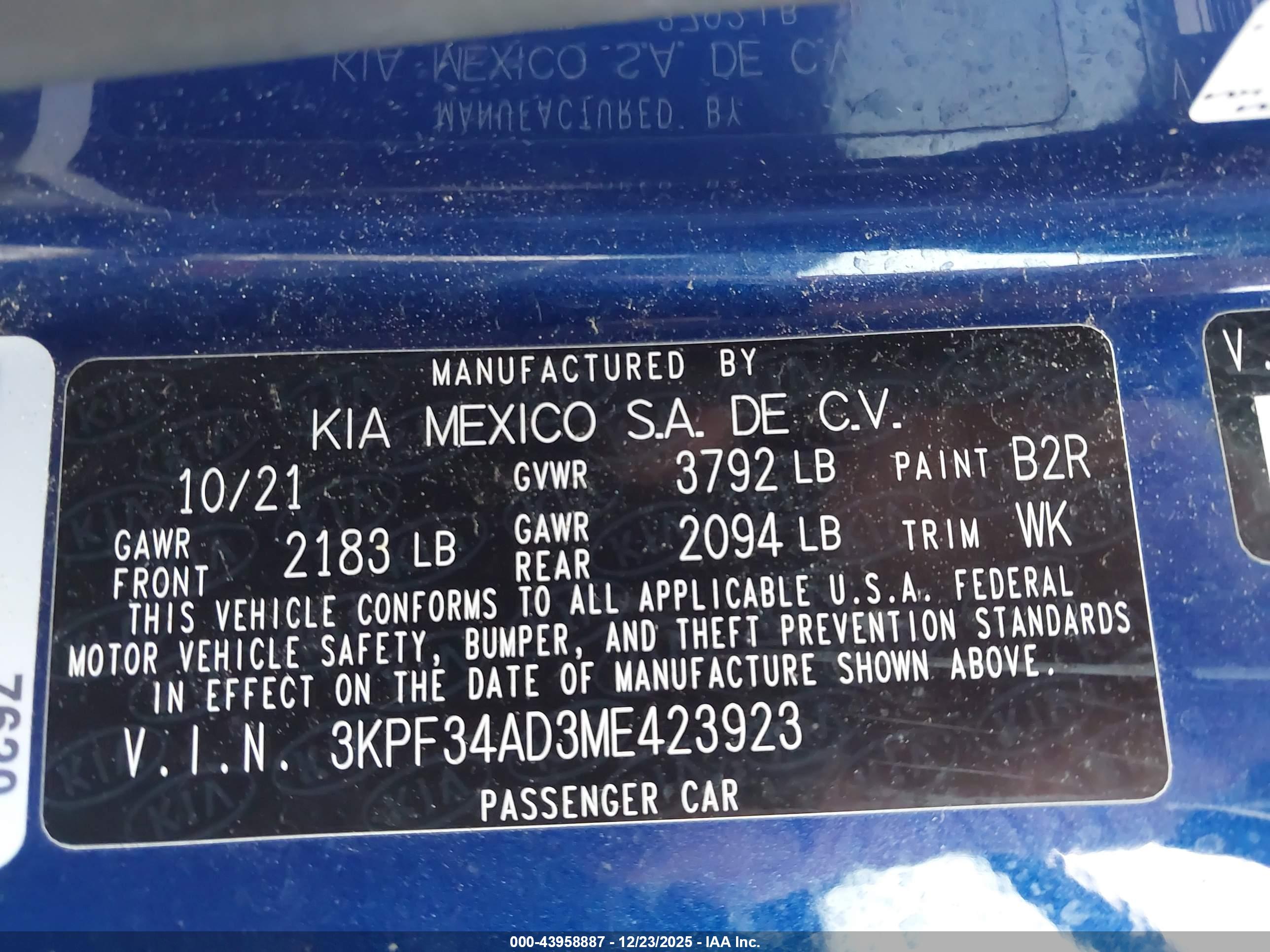 KIA FORTE image 9