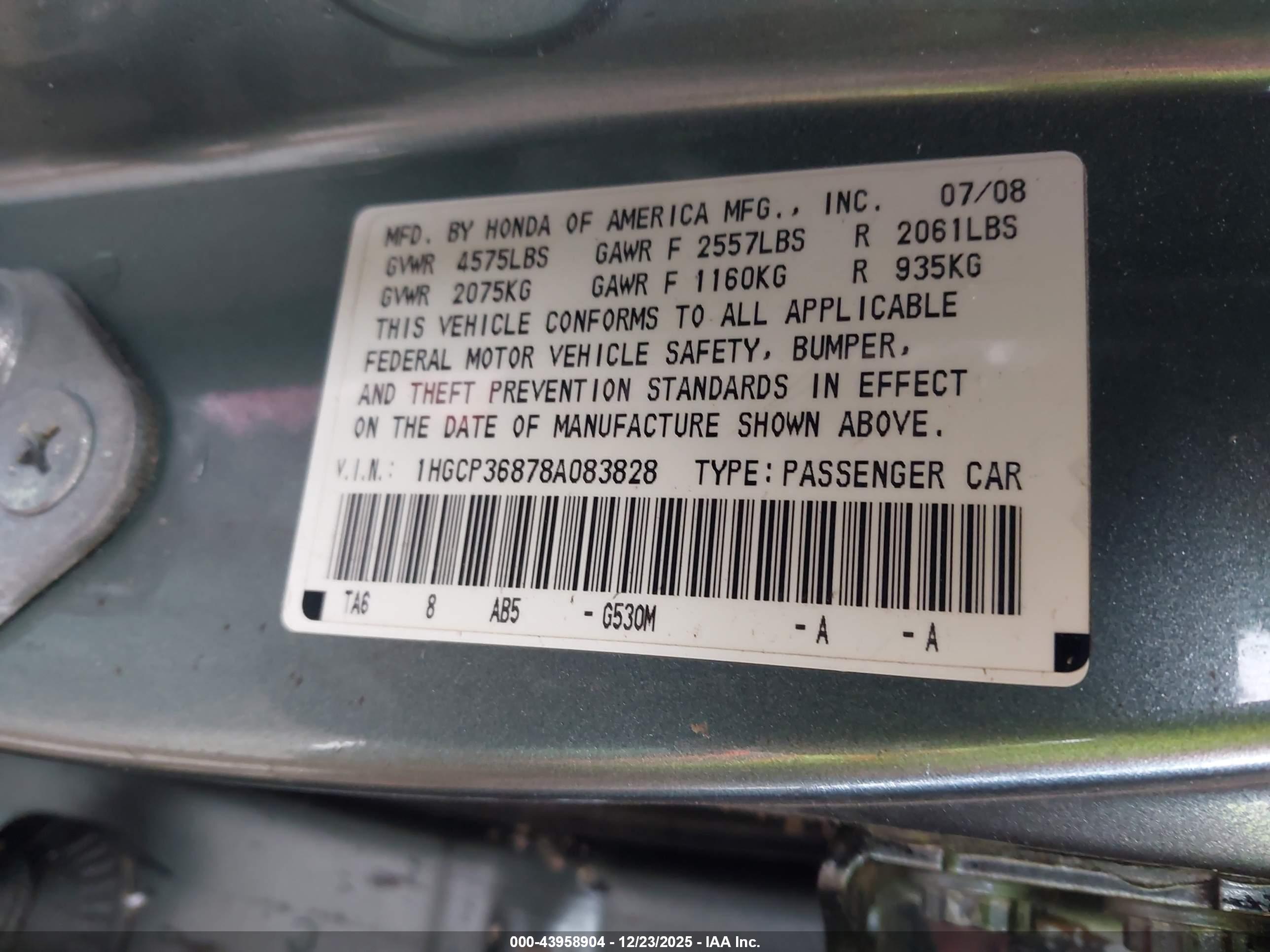 HONDA ACCORD image 9