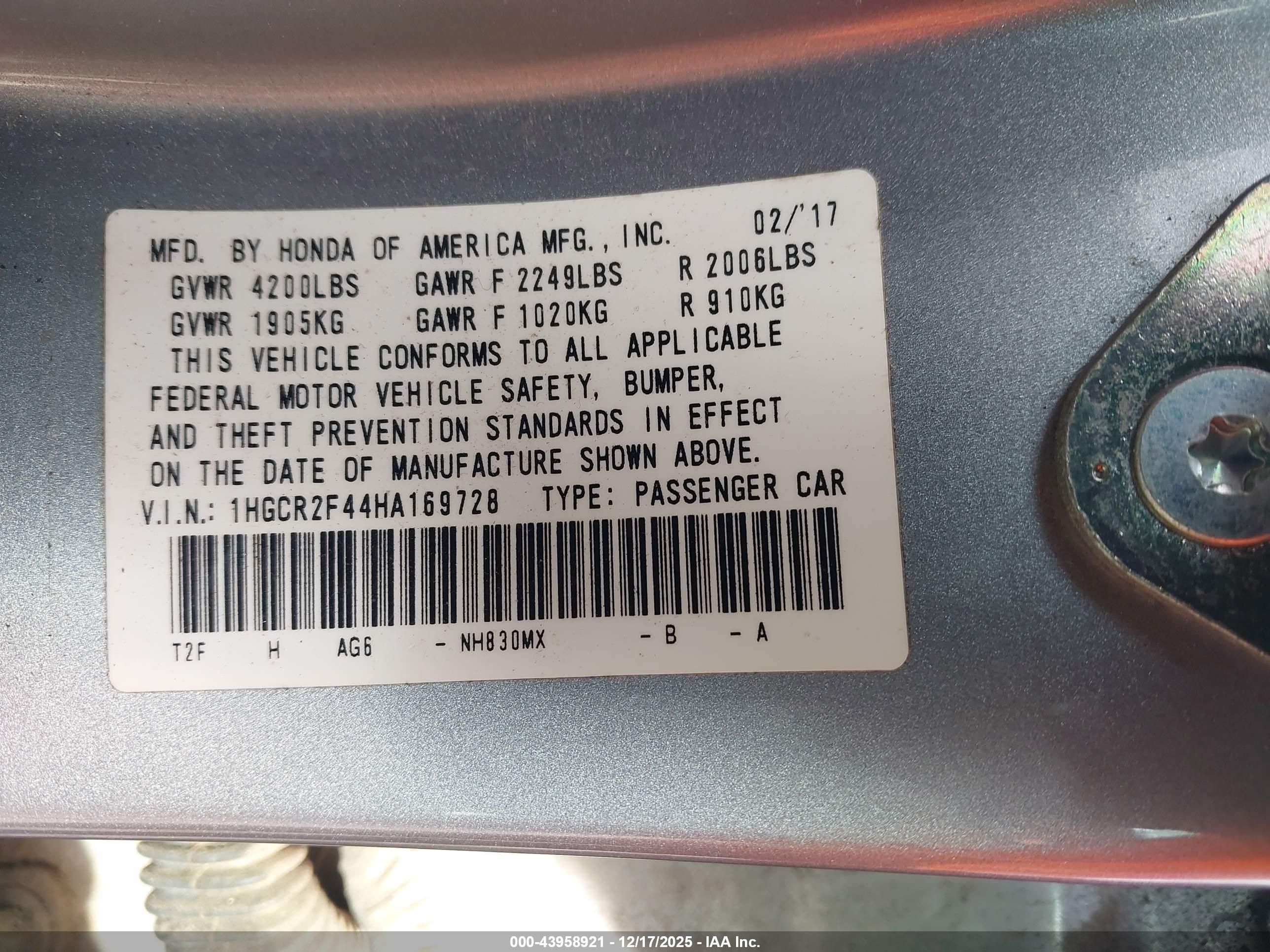 HONDA ACCORD image 9
