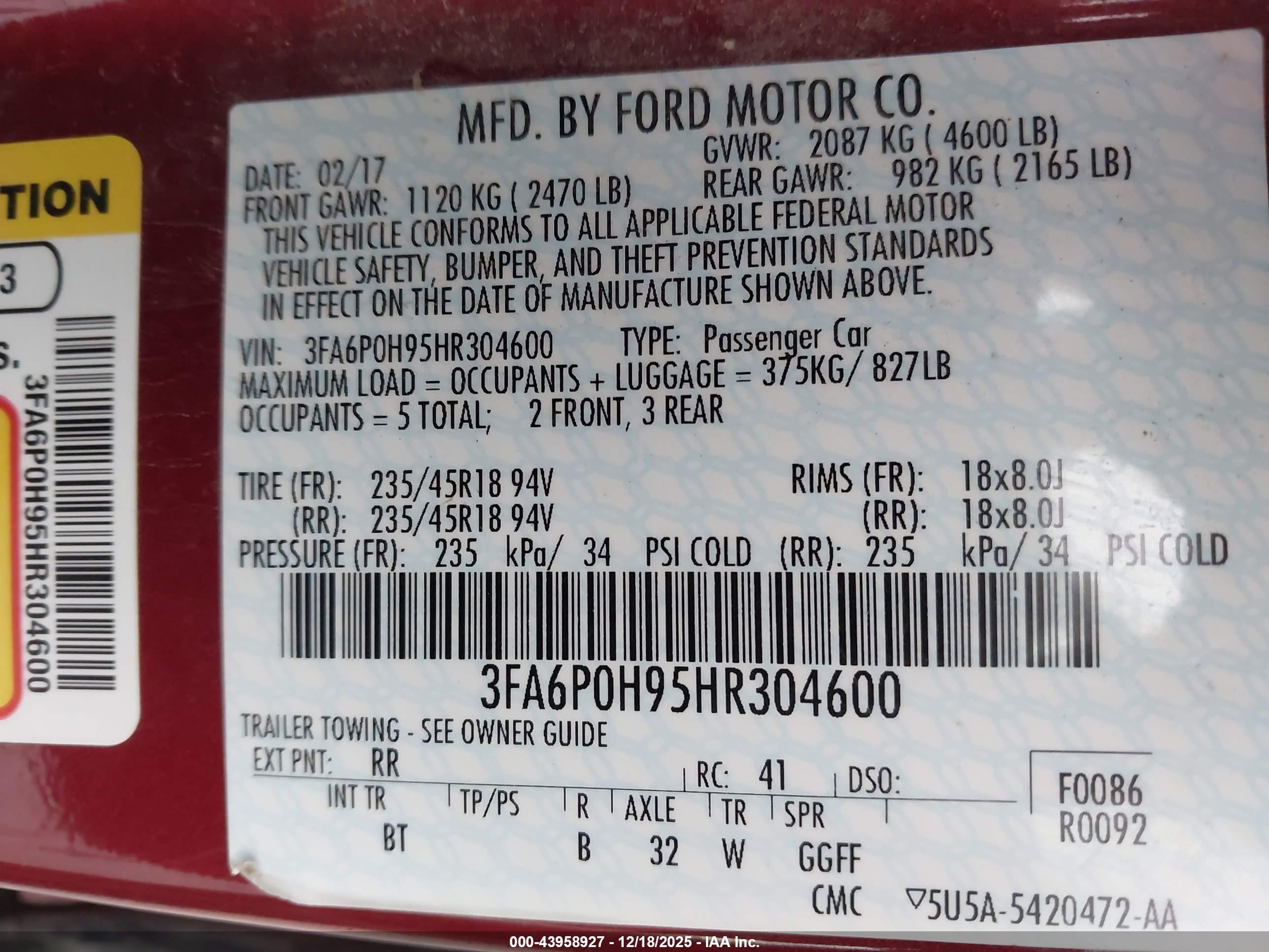 FORD FUSION image 9