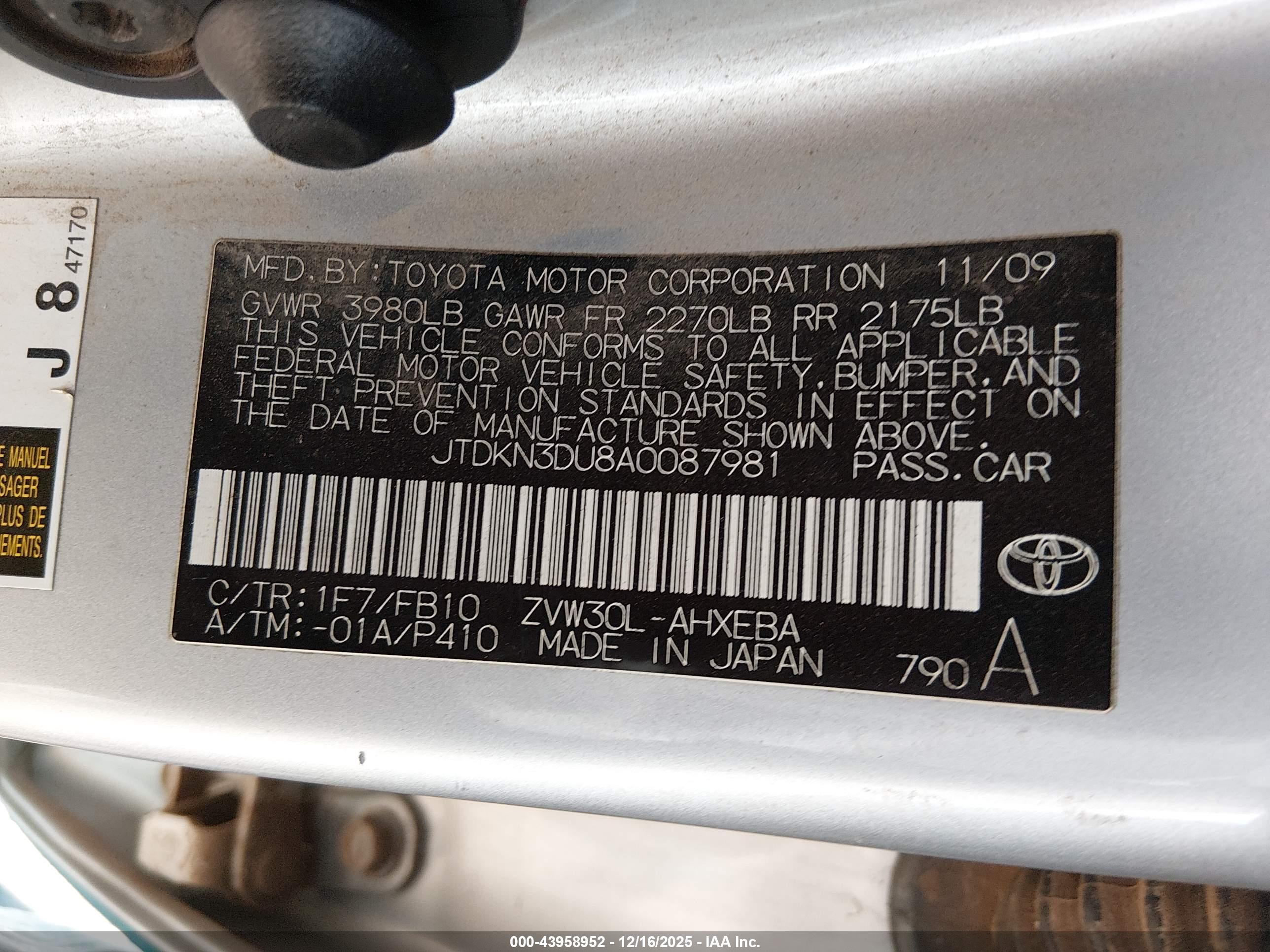 TOYOTA PRIUS image 9