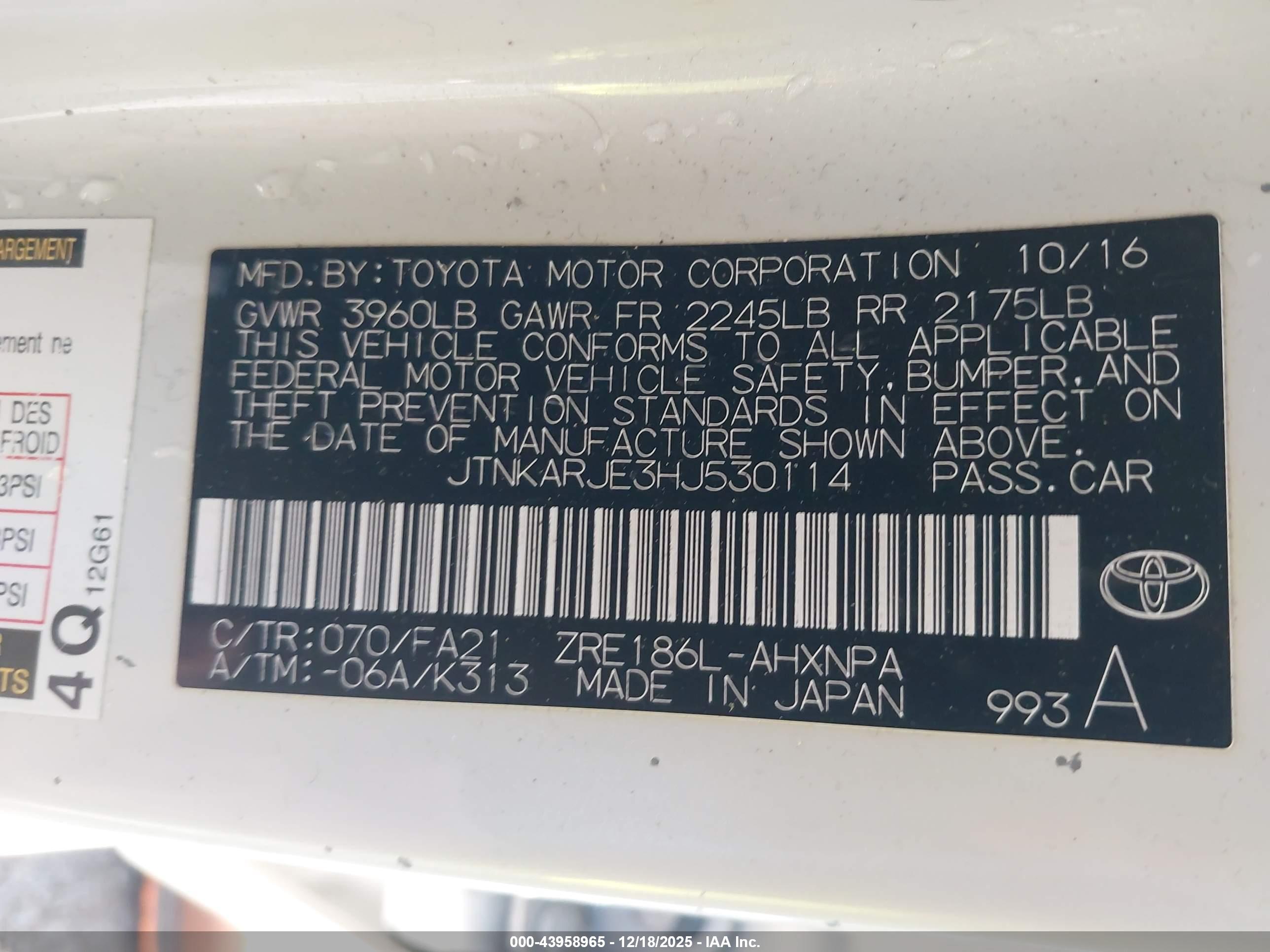 TOYOTA COROLLA image 9