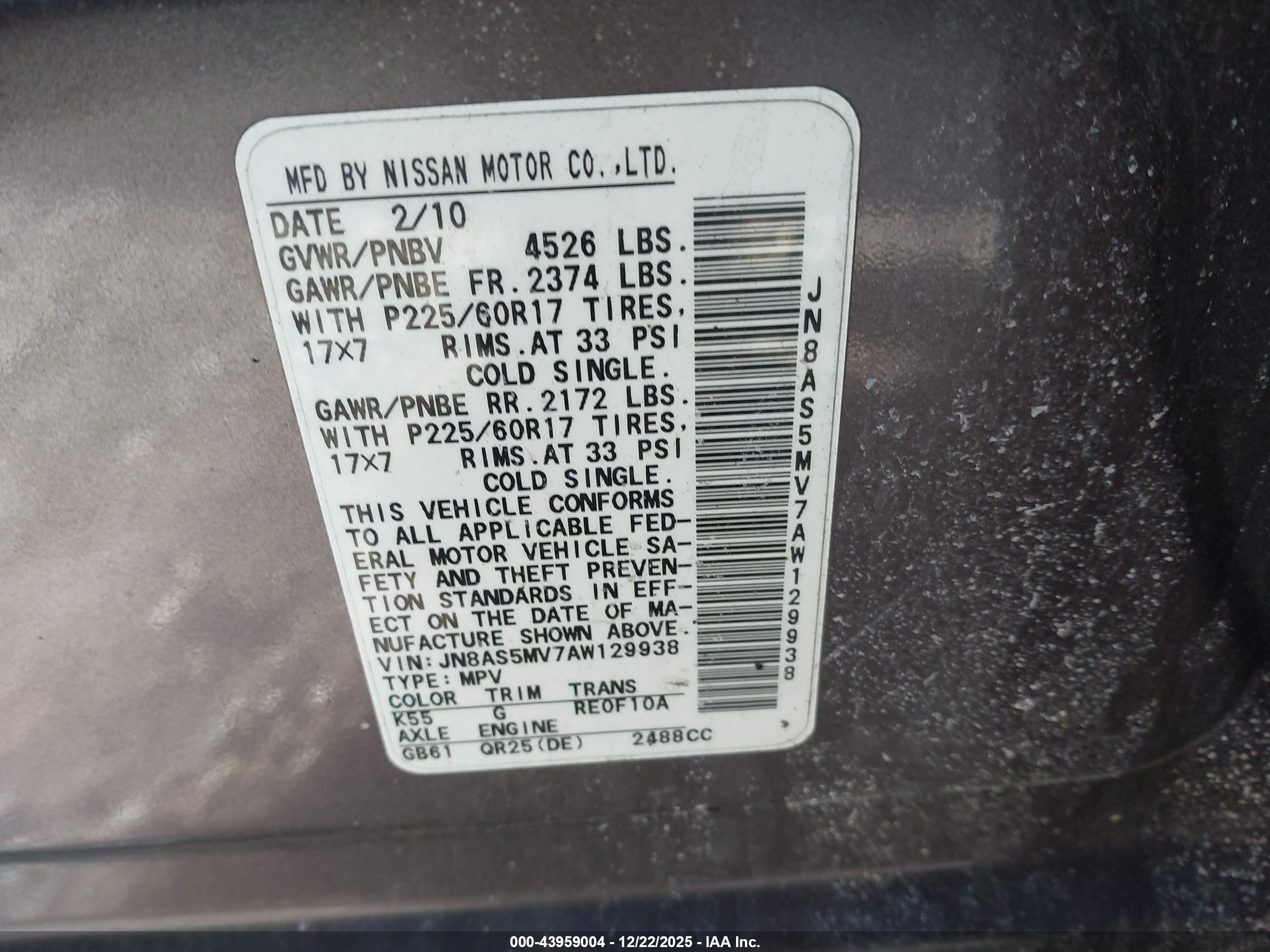 NISSAN ROGUE image 9