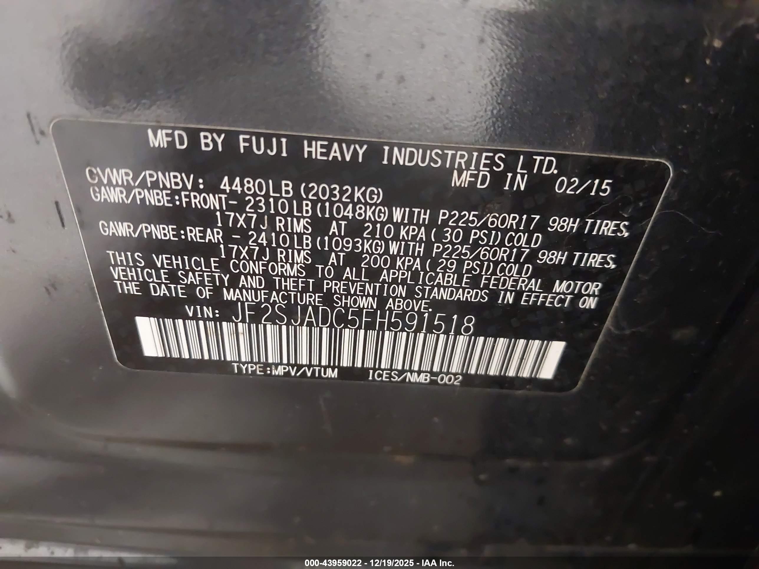 SUBARU FORESTER image 9