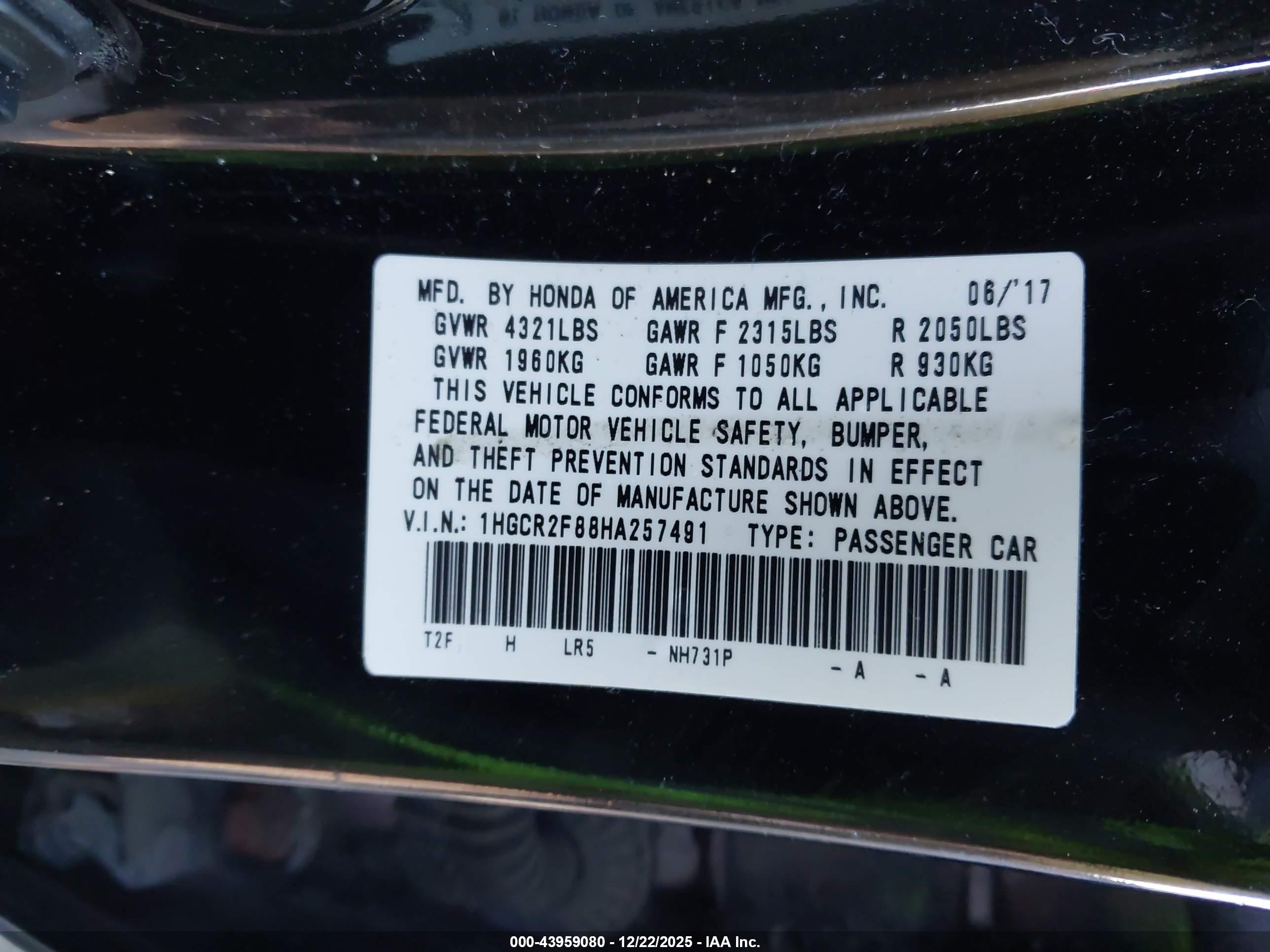 HONDA ACCORD image 9