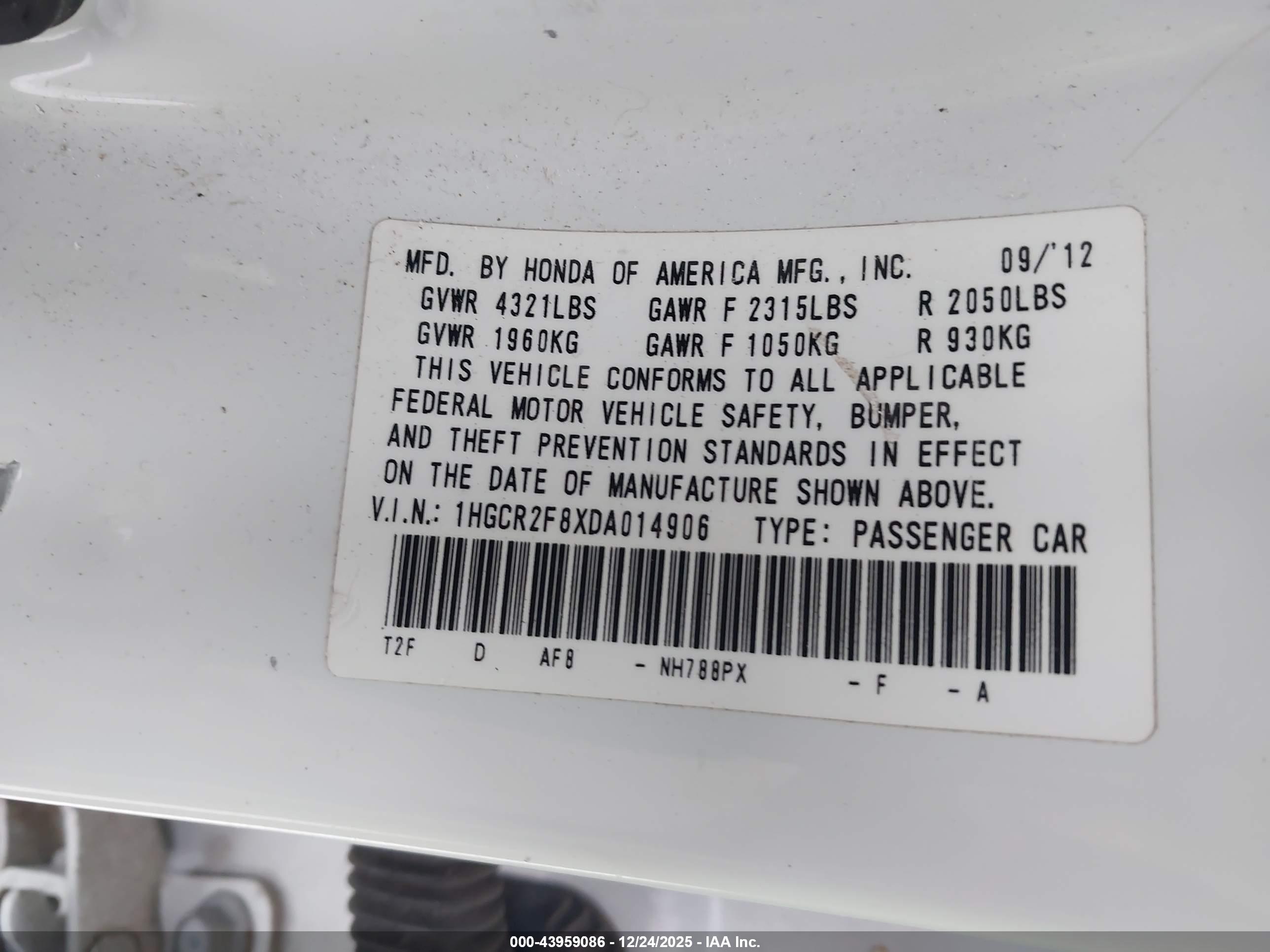 HONDA ACCORD image 9