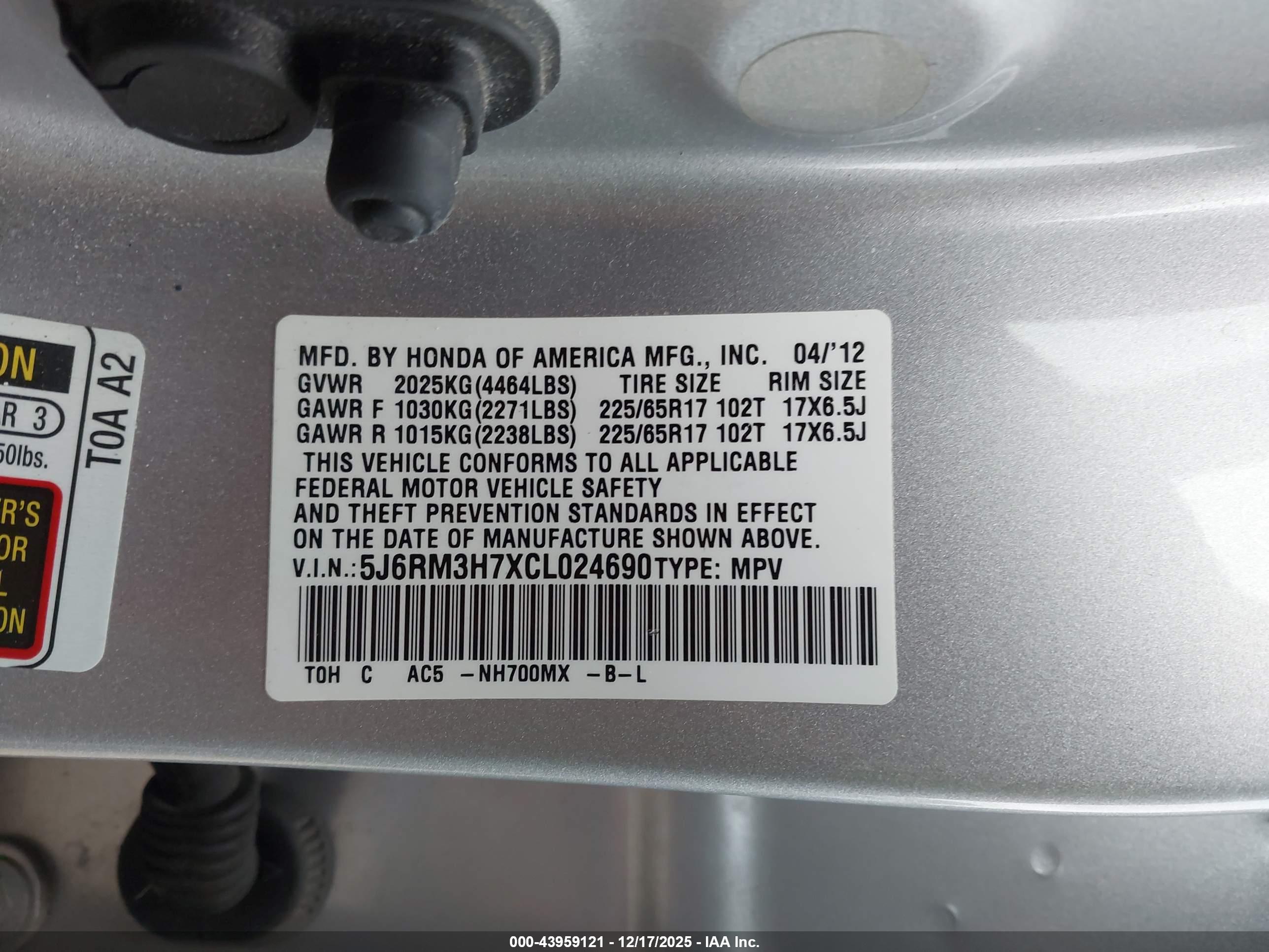 HONDA CR-V image 9