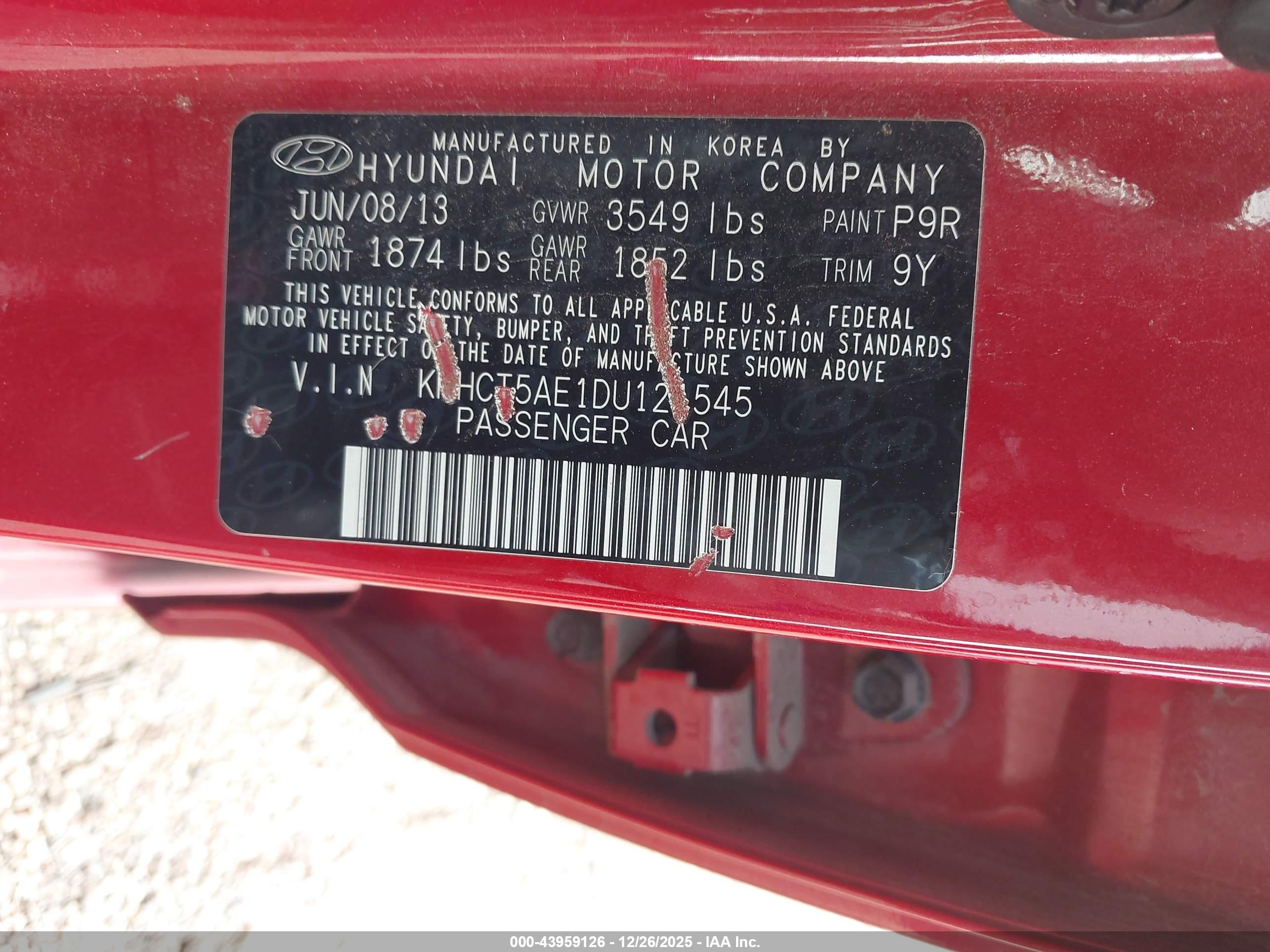 HYUNDAI ACCENT image 9