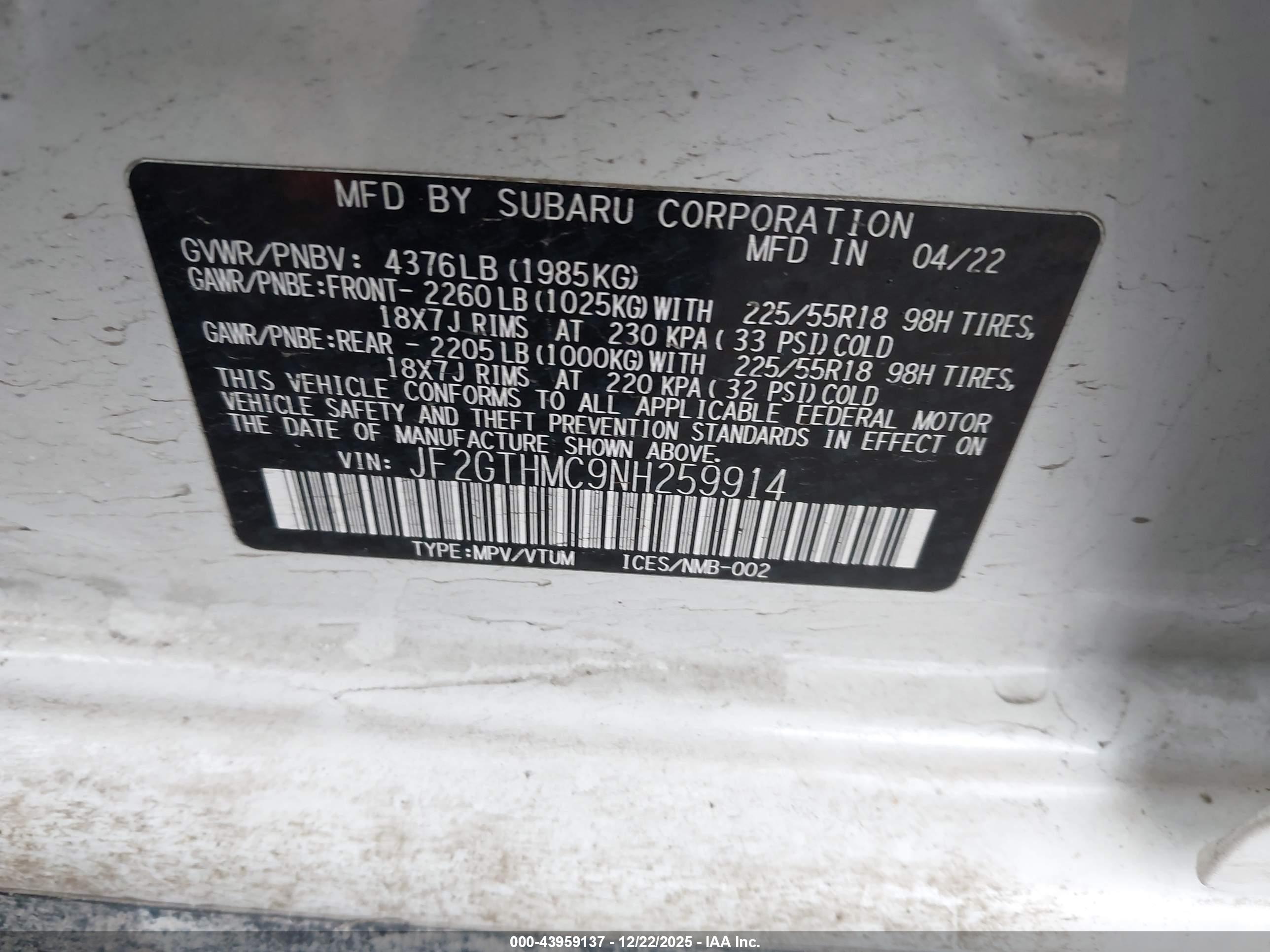 SUBARU CROSSTREK image 9