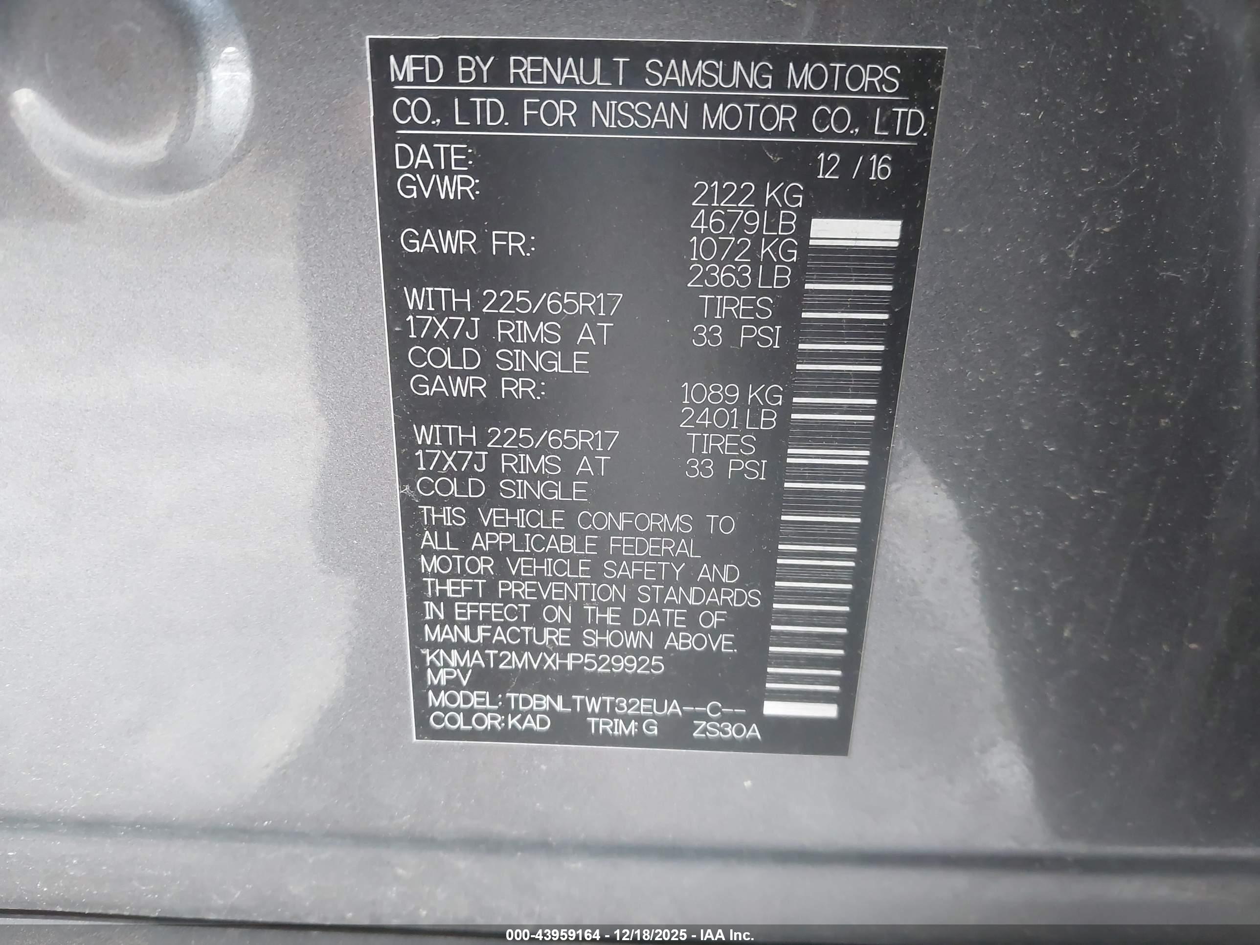 NISSAN ROGUE image 9