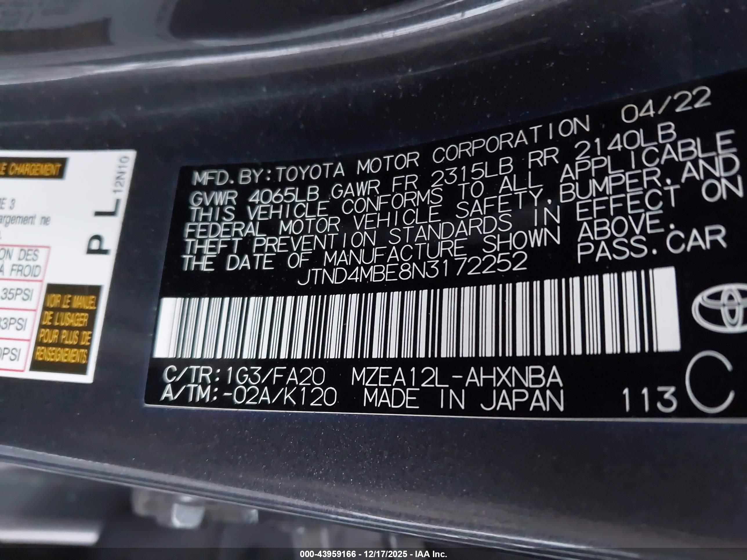 TOYOTA COROLLA image 9