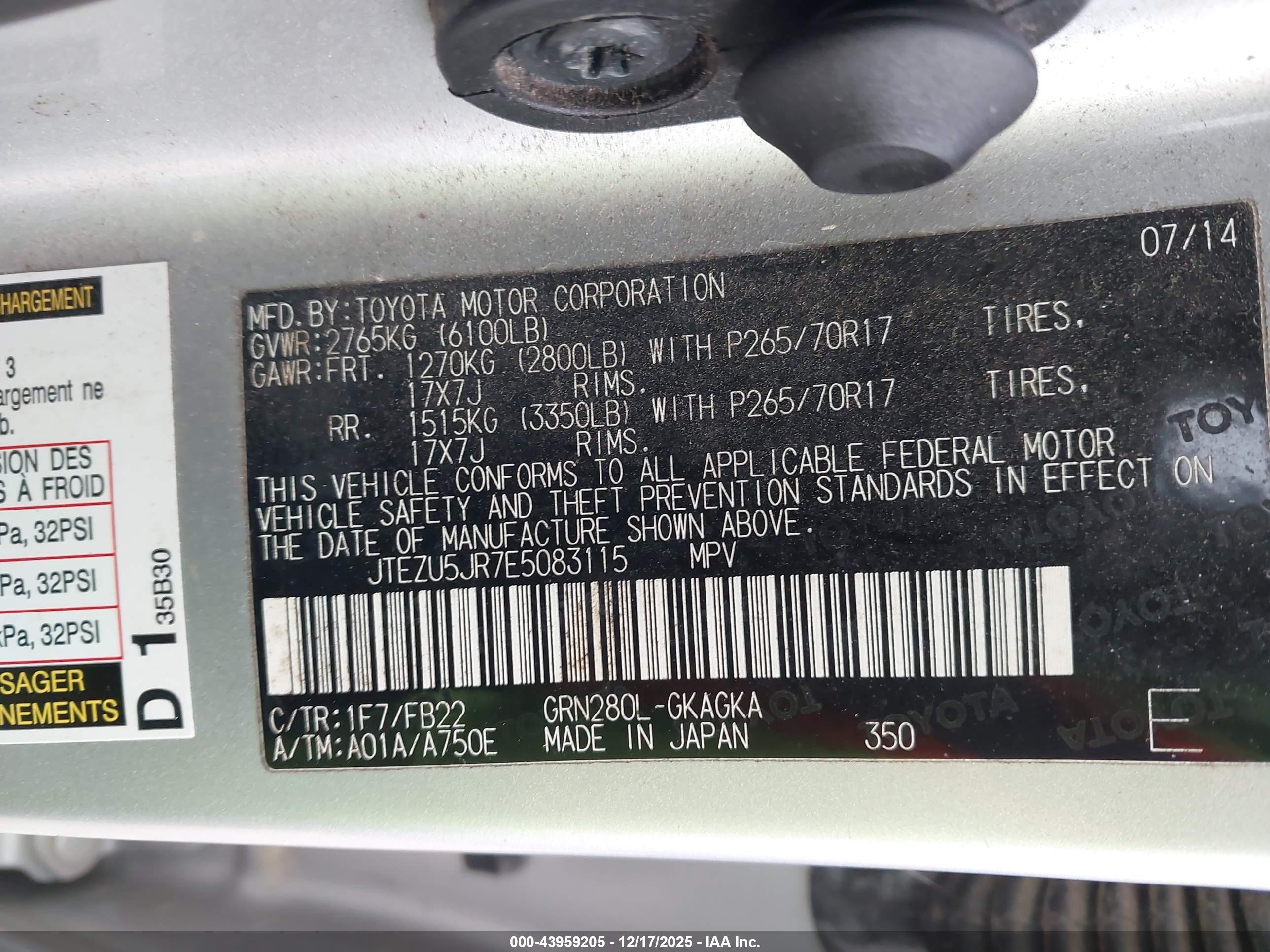 TOYOTA 4RUNNER image 9