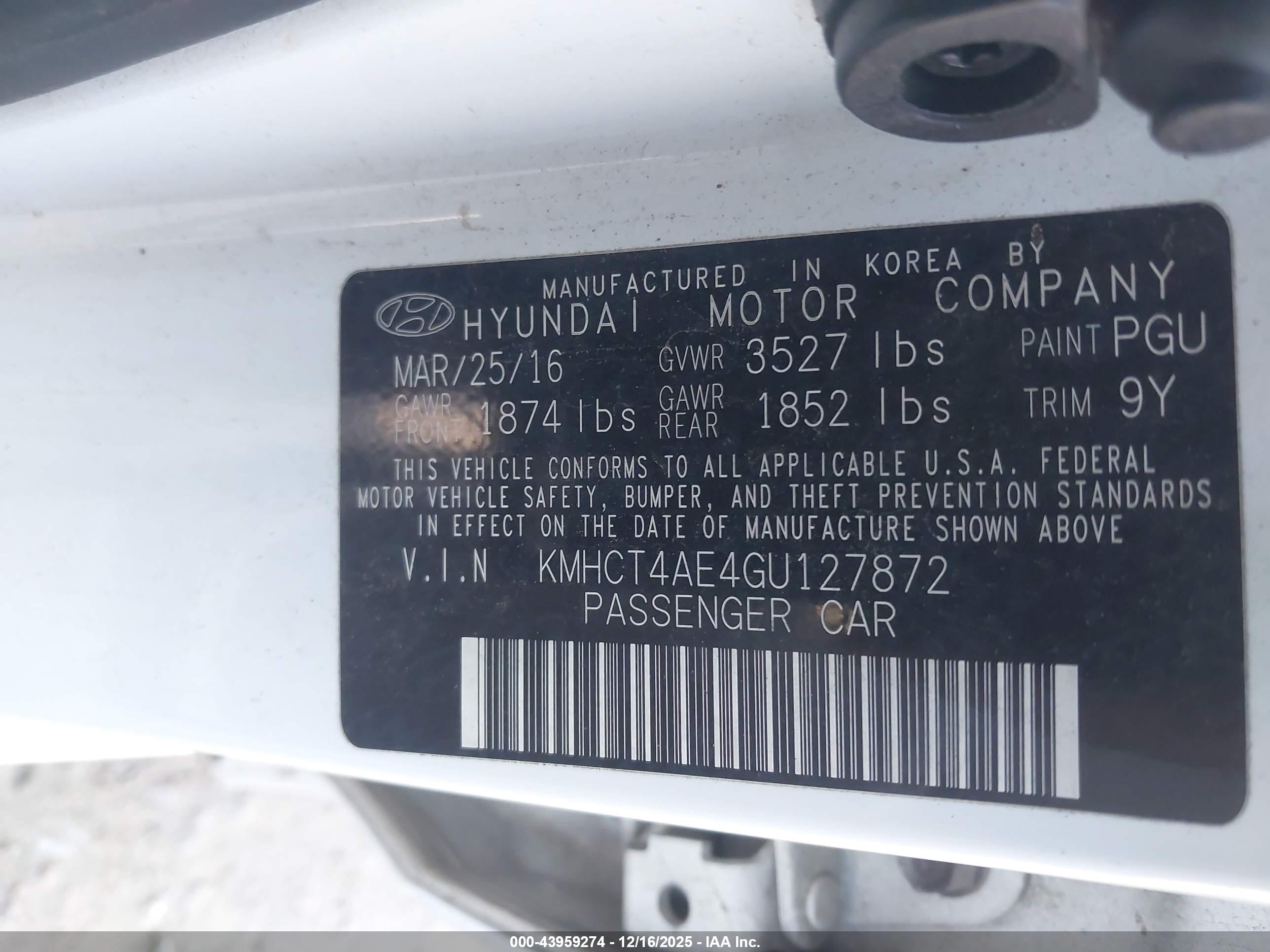 HYUNDAI ACCENT image 9