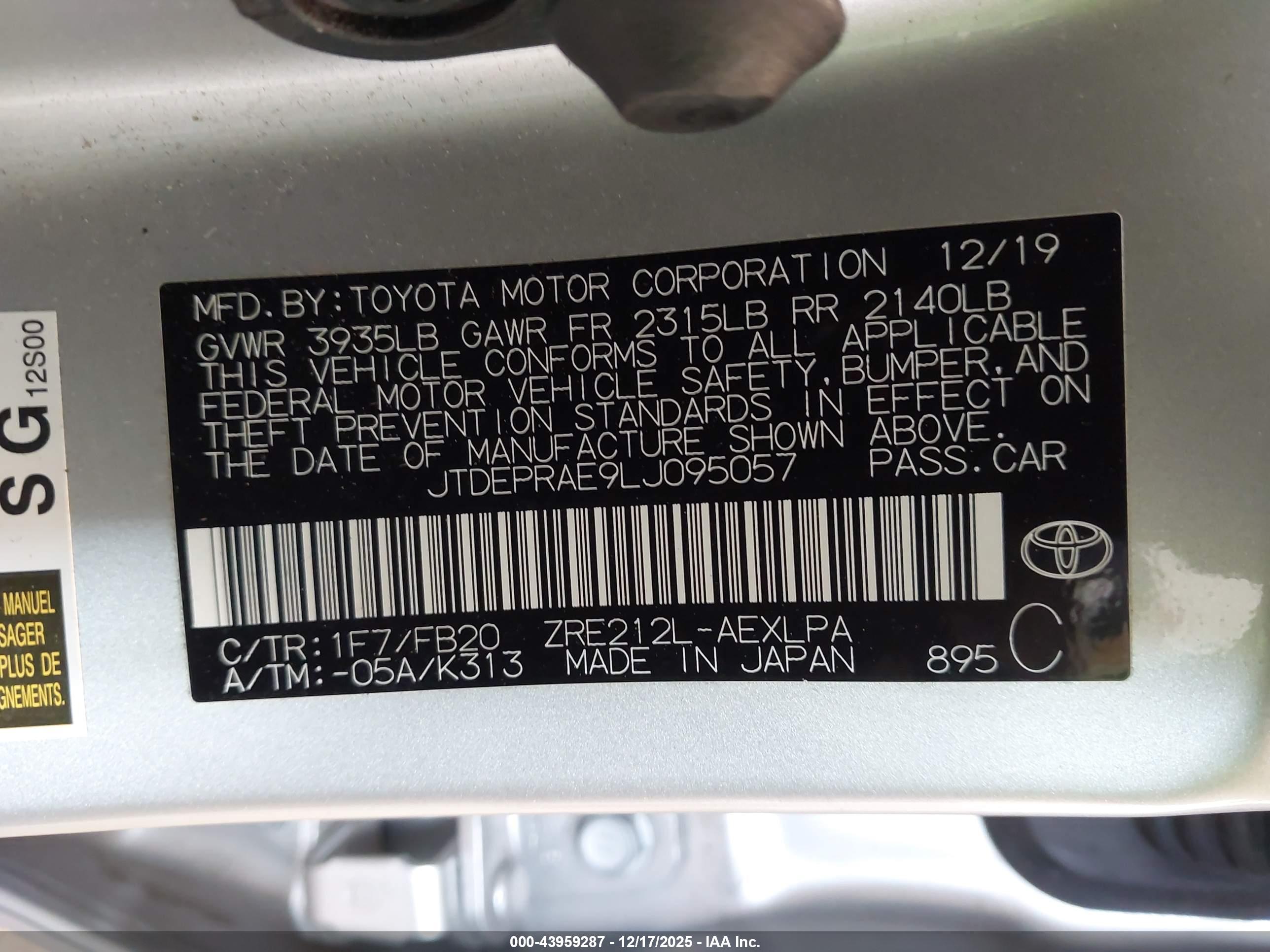 TOYOTA COROLLA image 9
