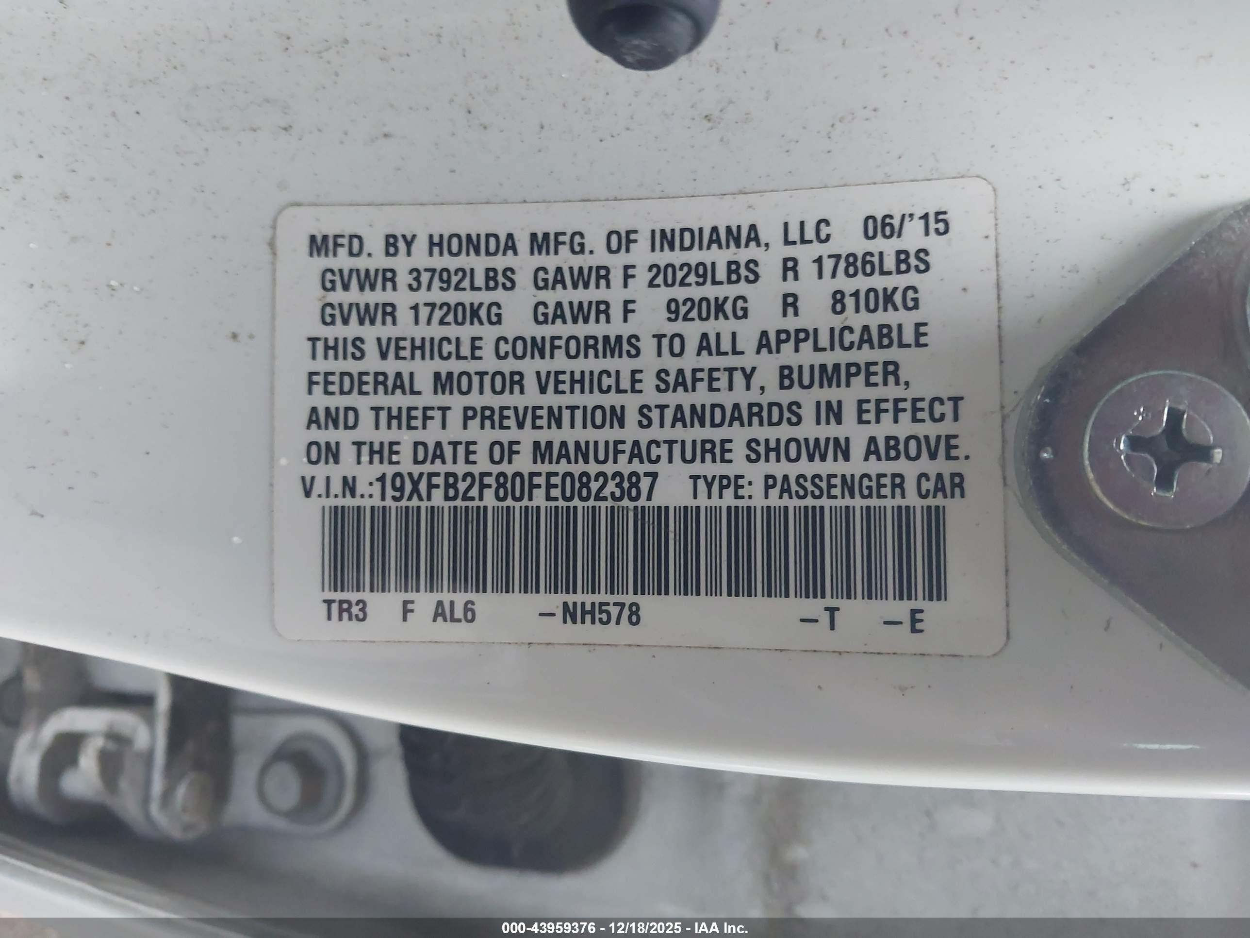 HONDA CIVIC image 9