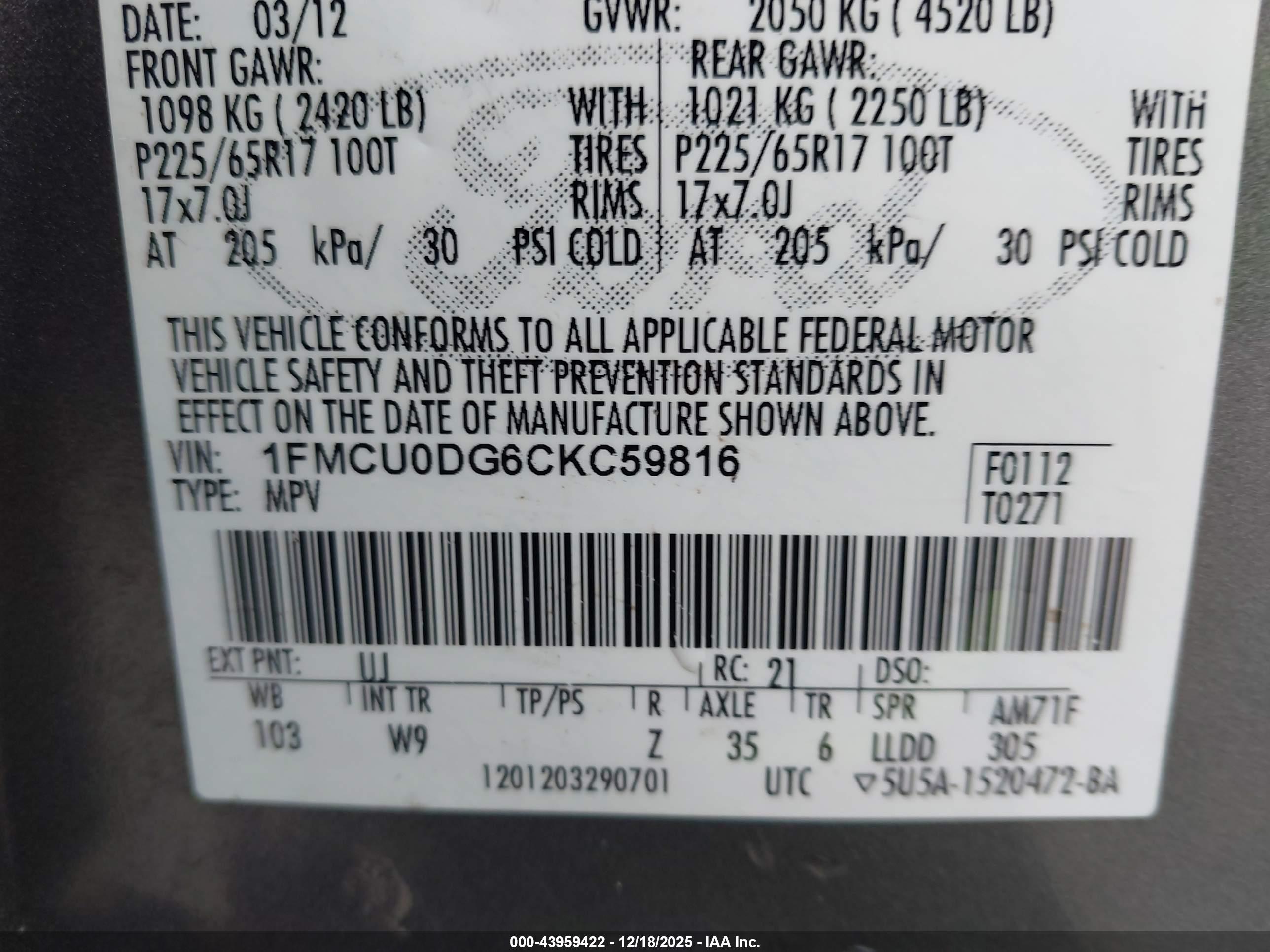 FORD ESCAPE image 9
