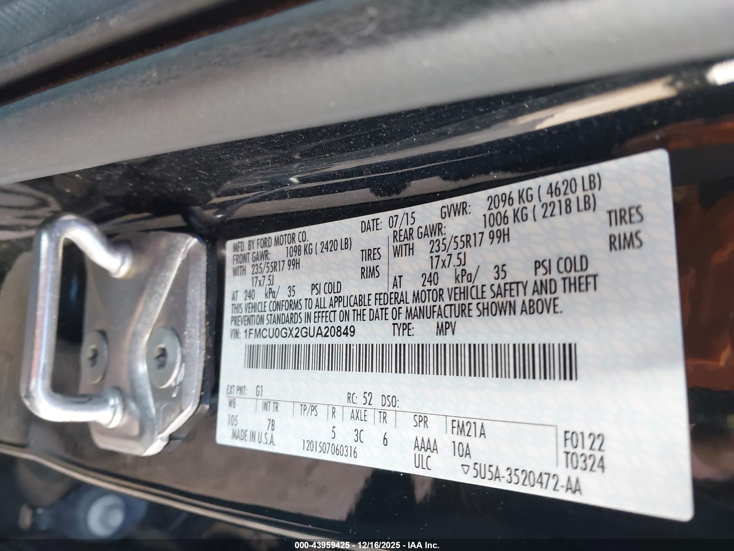 FORD ESCAPE image 9