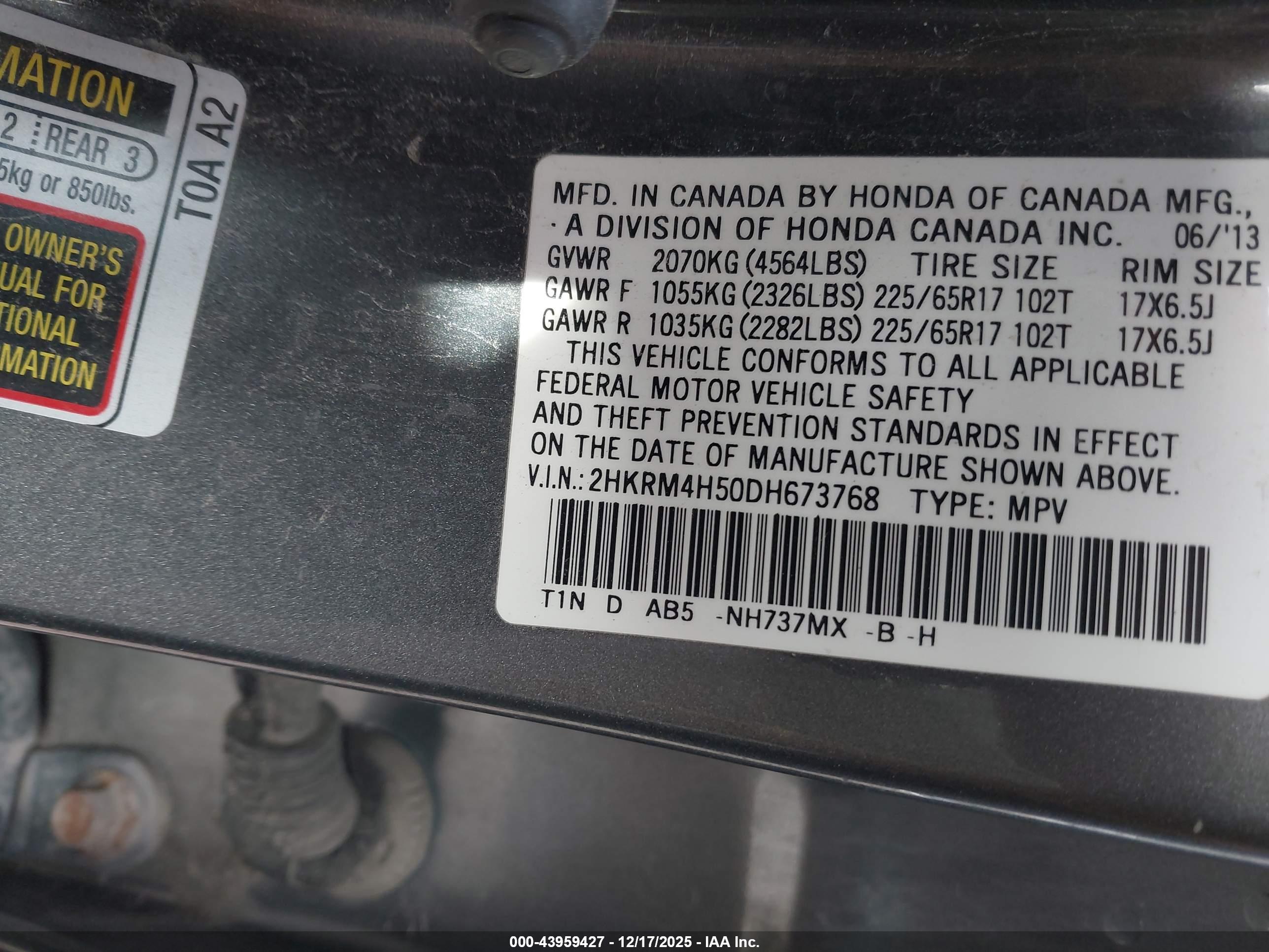 HONDA CR-V image 9