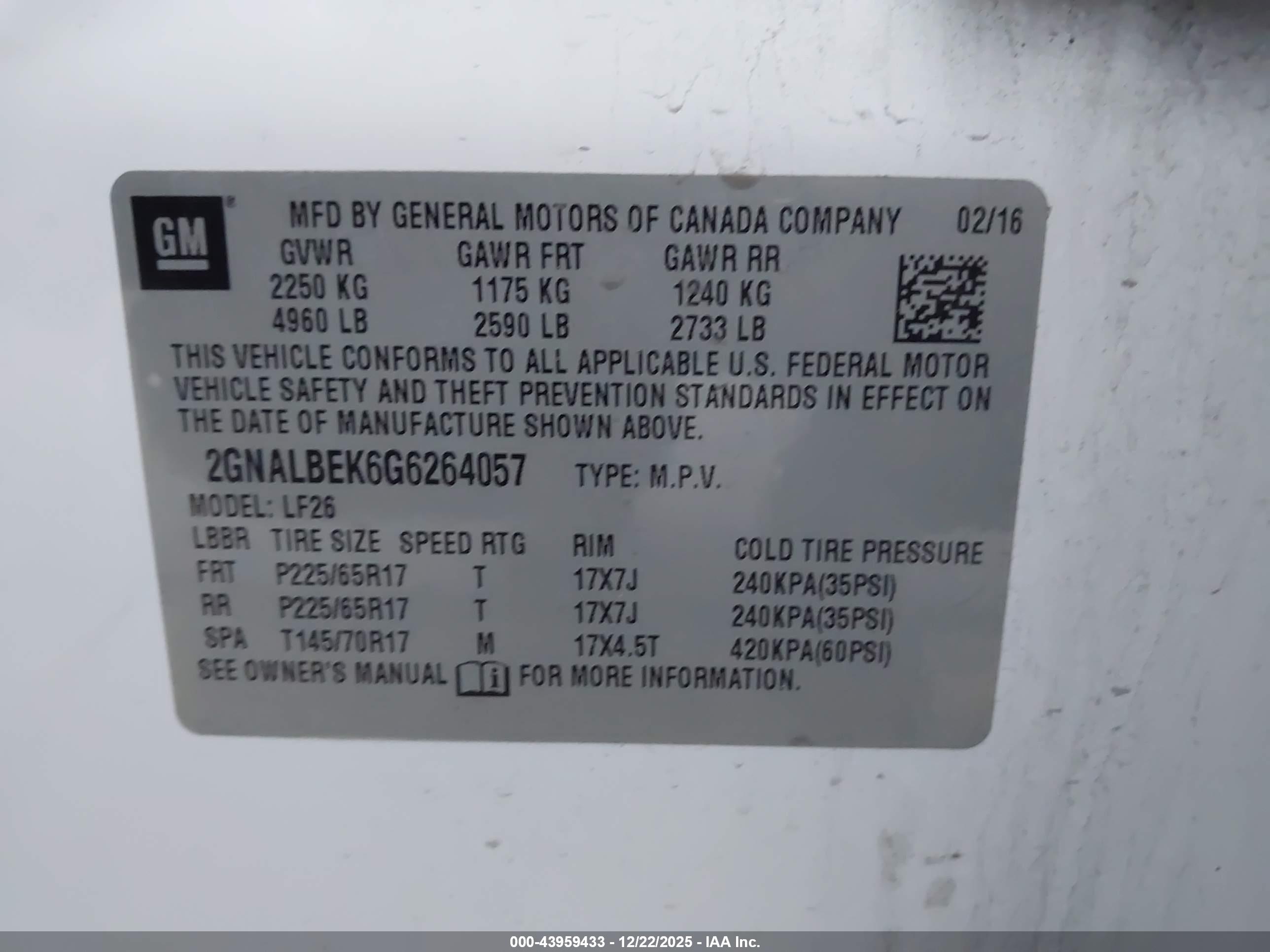 CHEVROLET EQUINOX image 9