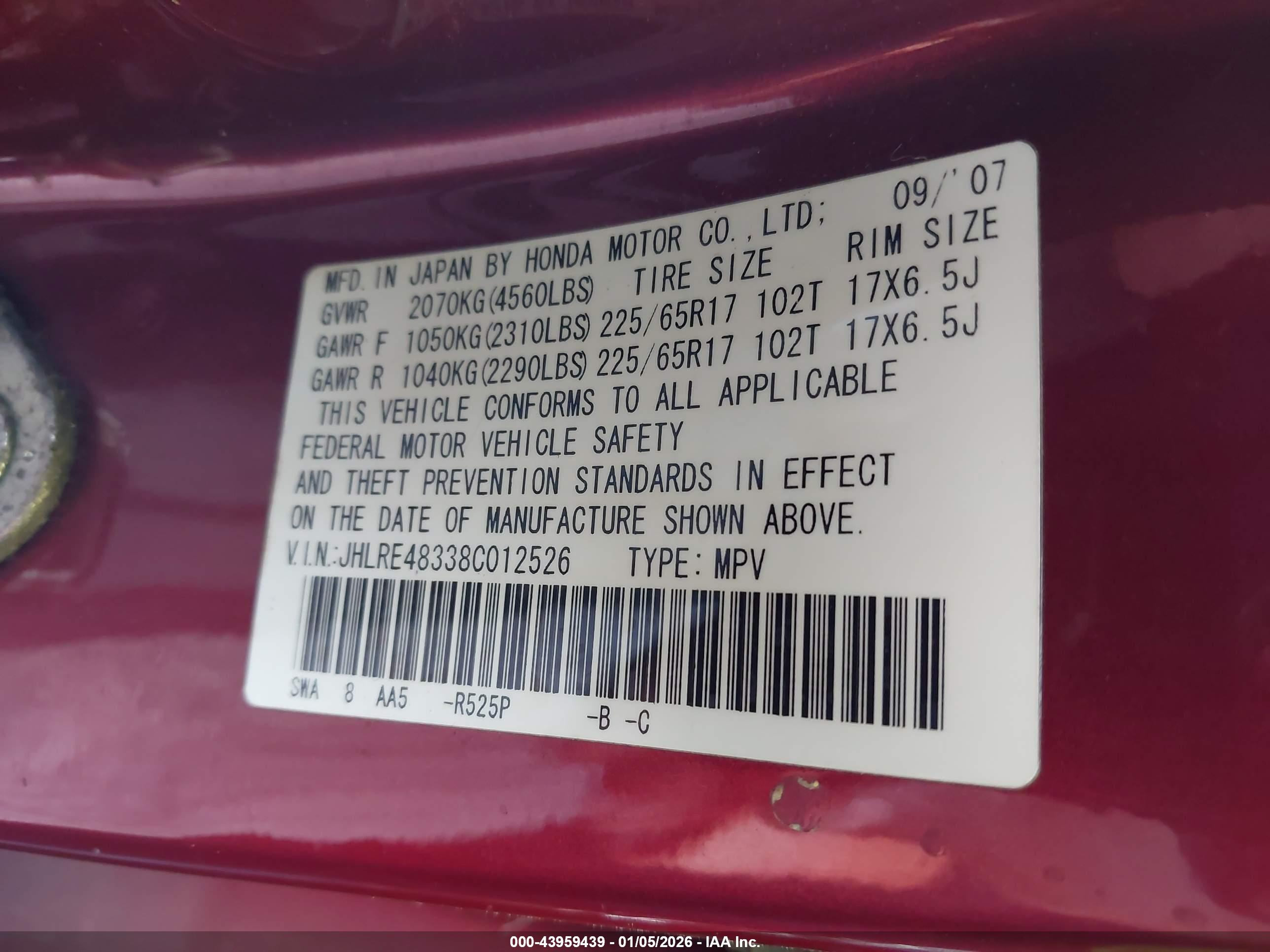 HONDA CR-V image 9