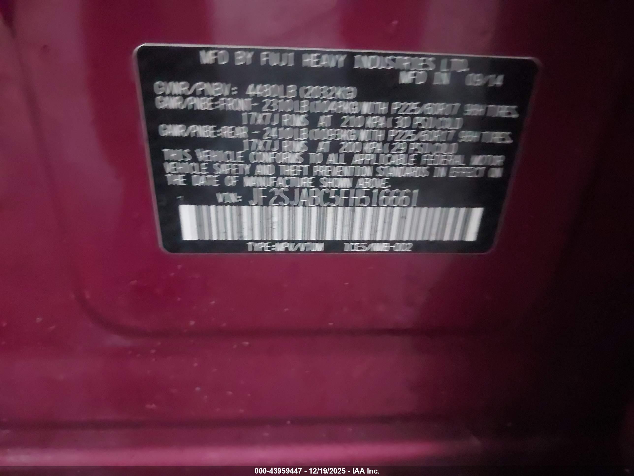 SUBARU FORESTER image 9